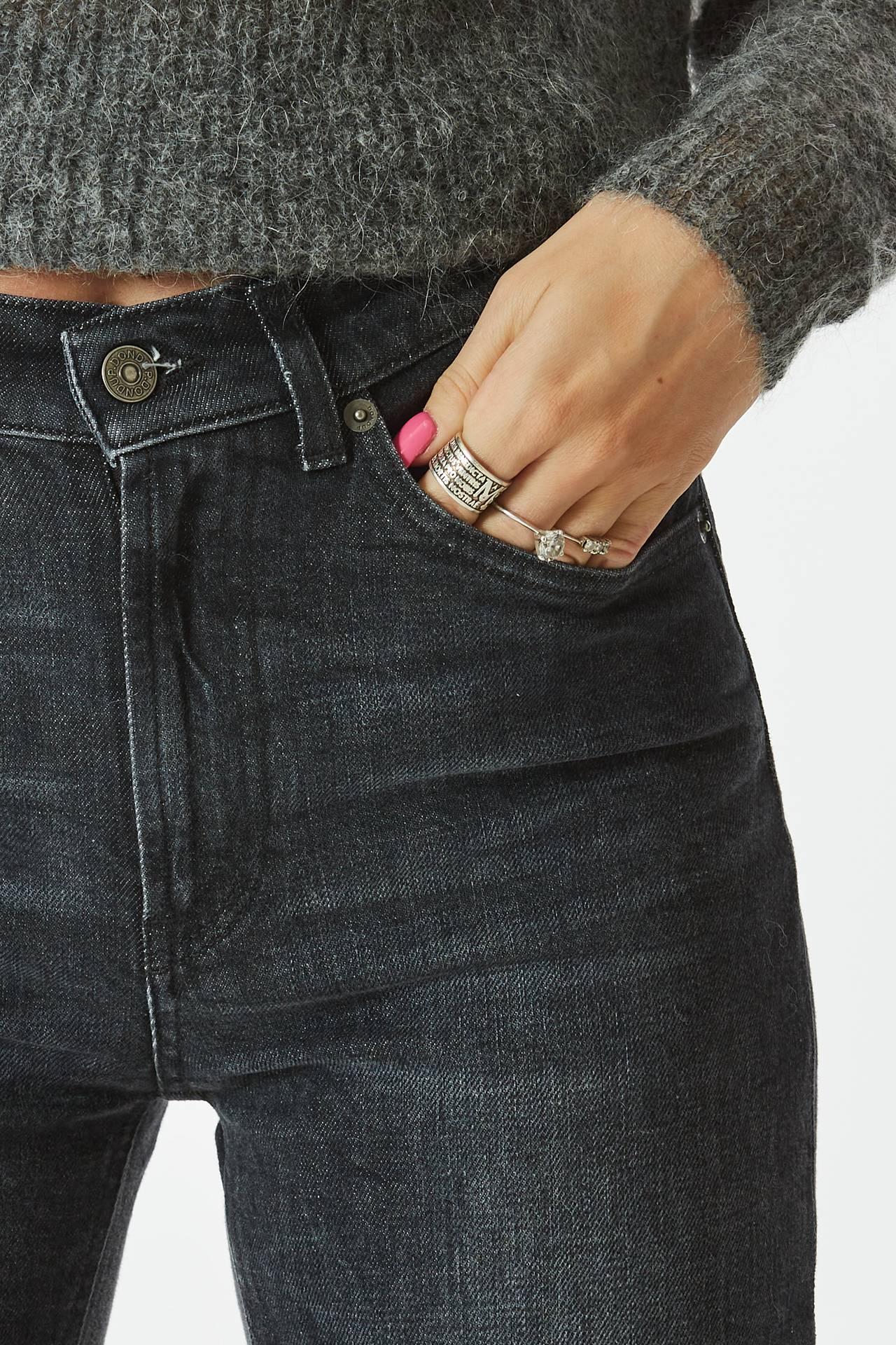 Jeans MABEL nero vintage