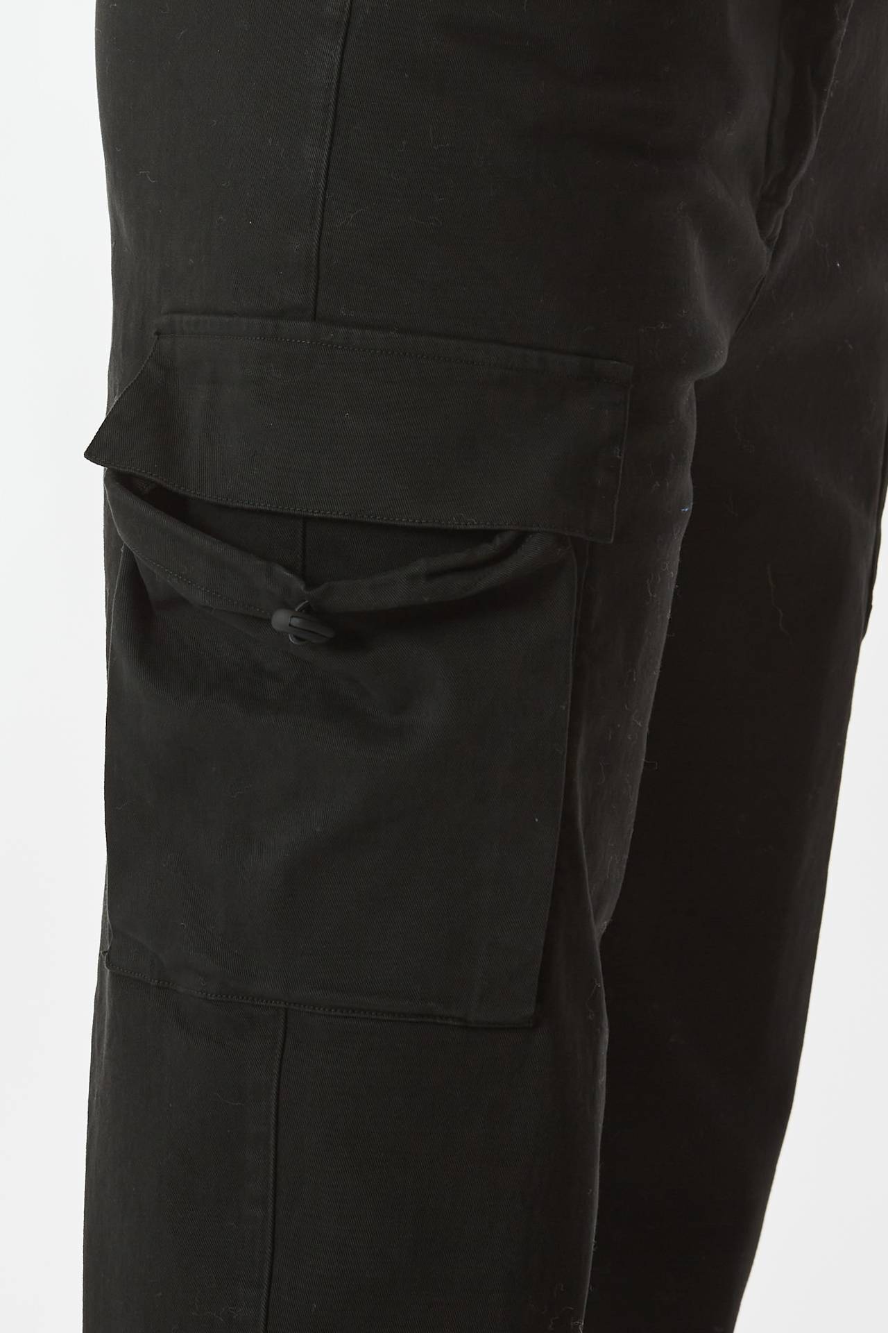 Pantalone cargo nero