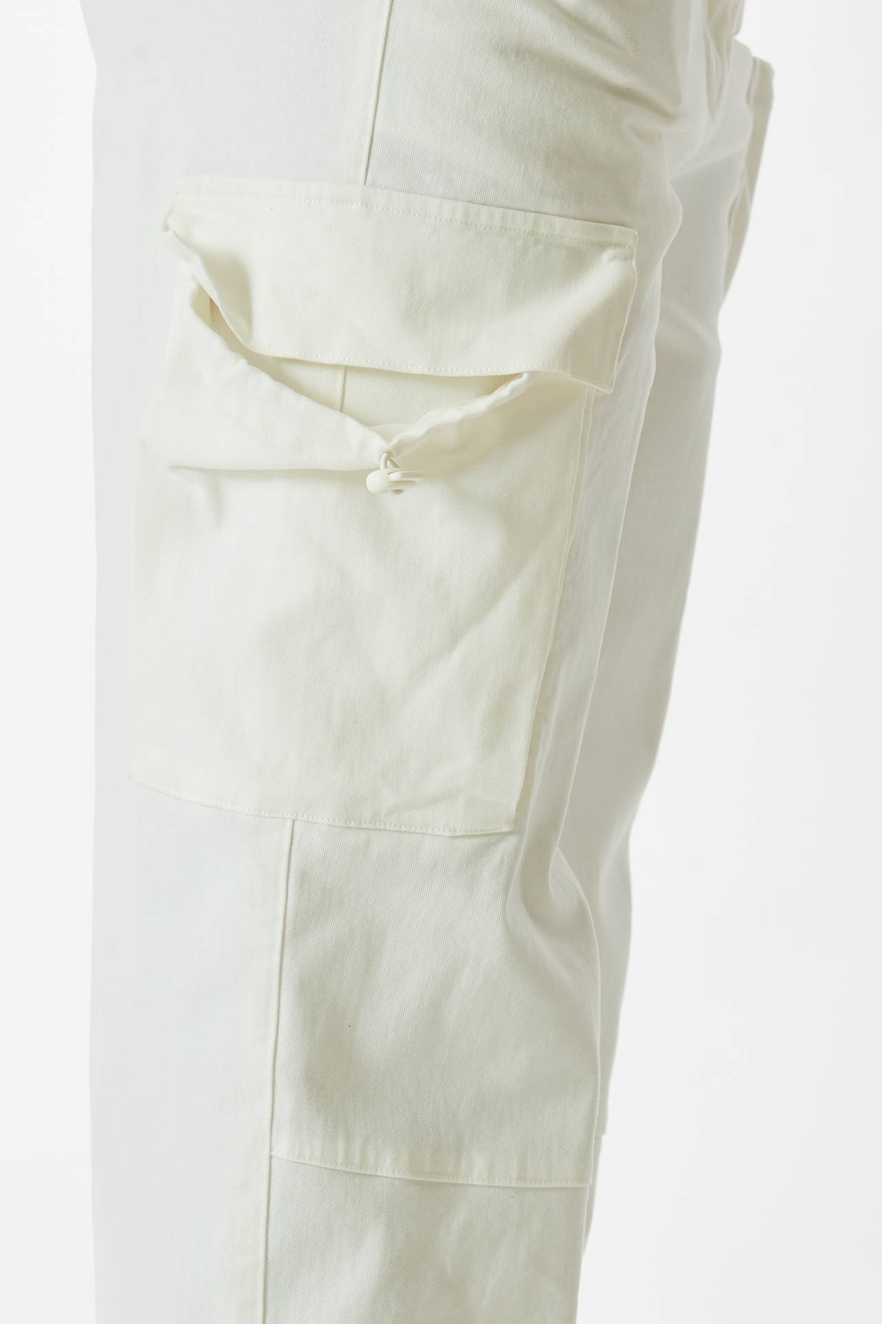 Pantalone cargo bianco
