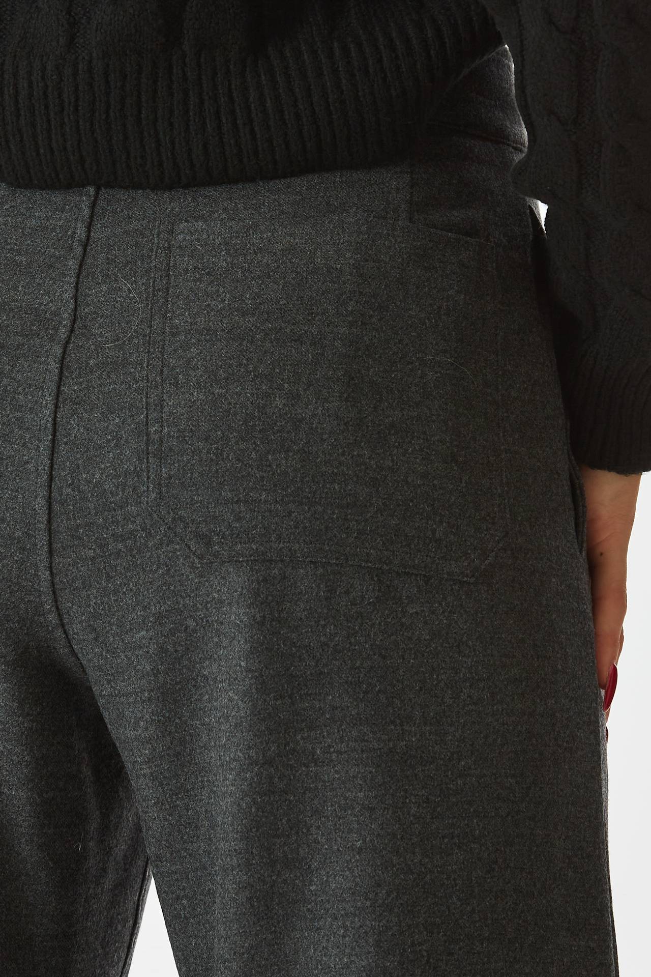 Pantalone in flanella grigio