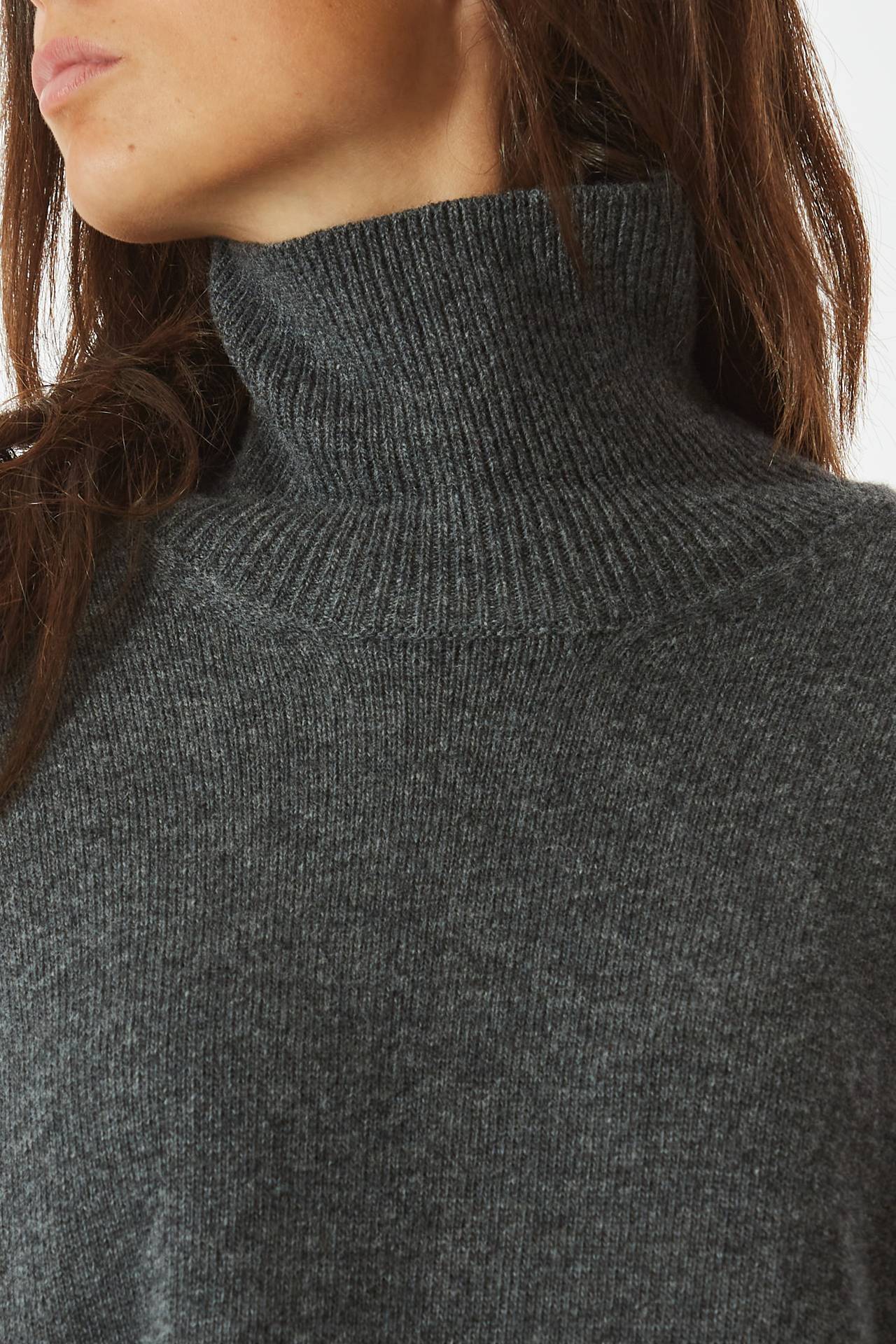 Maglia dolcevita antracite