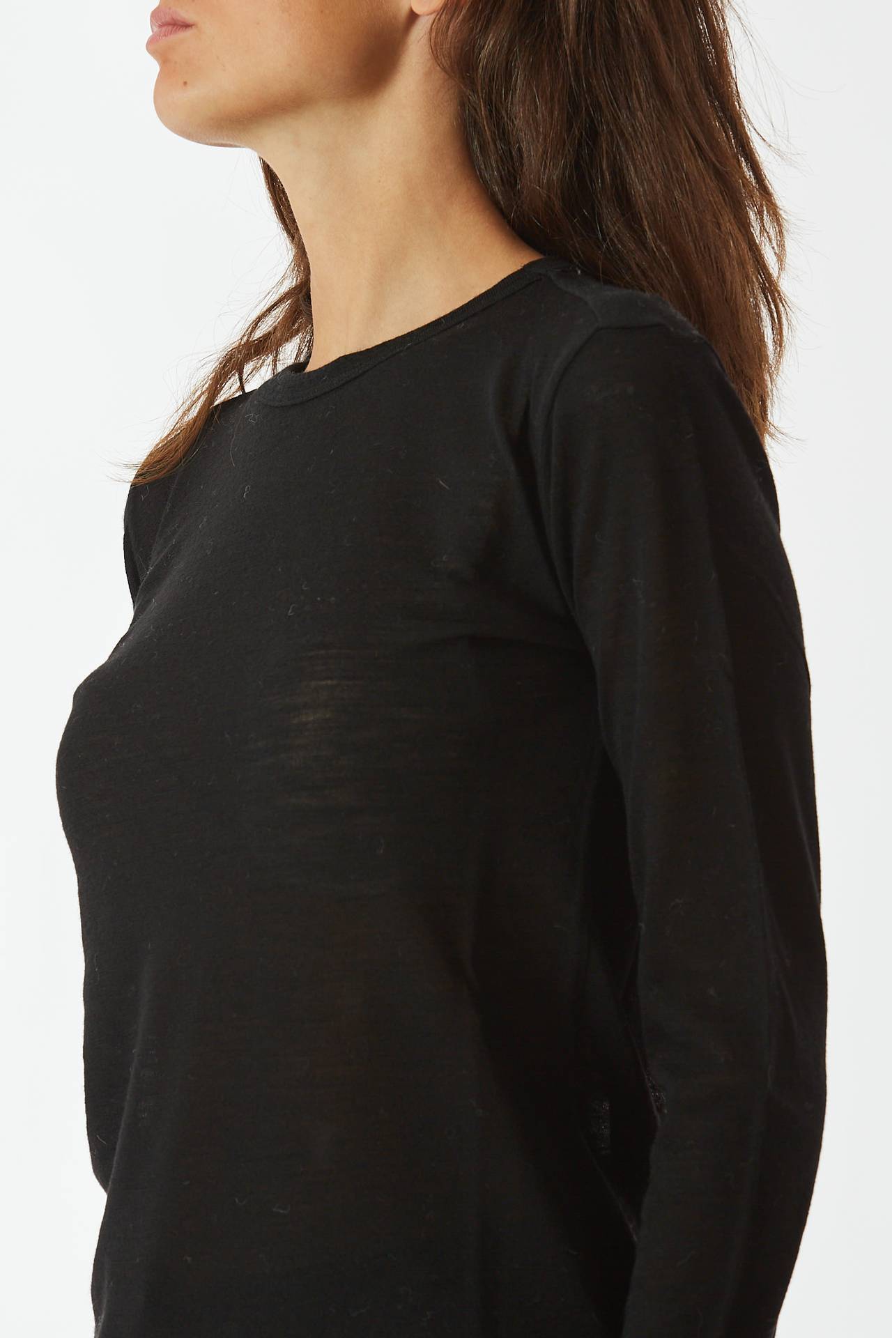 T-shirt manica lunga nero