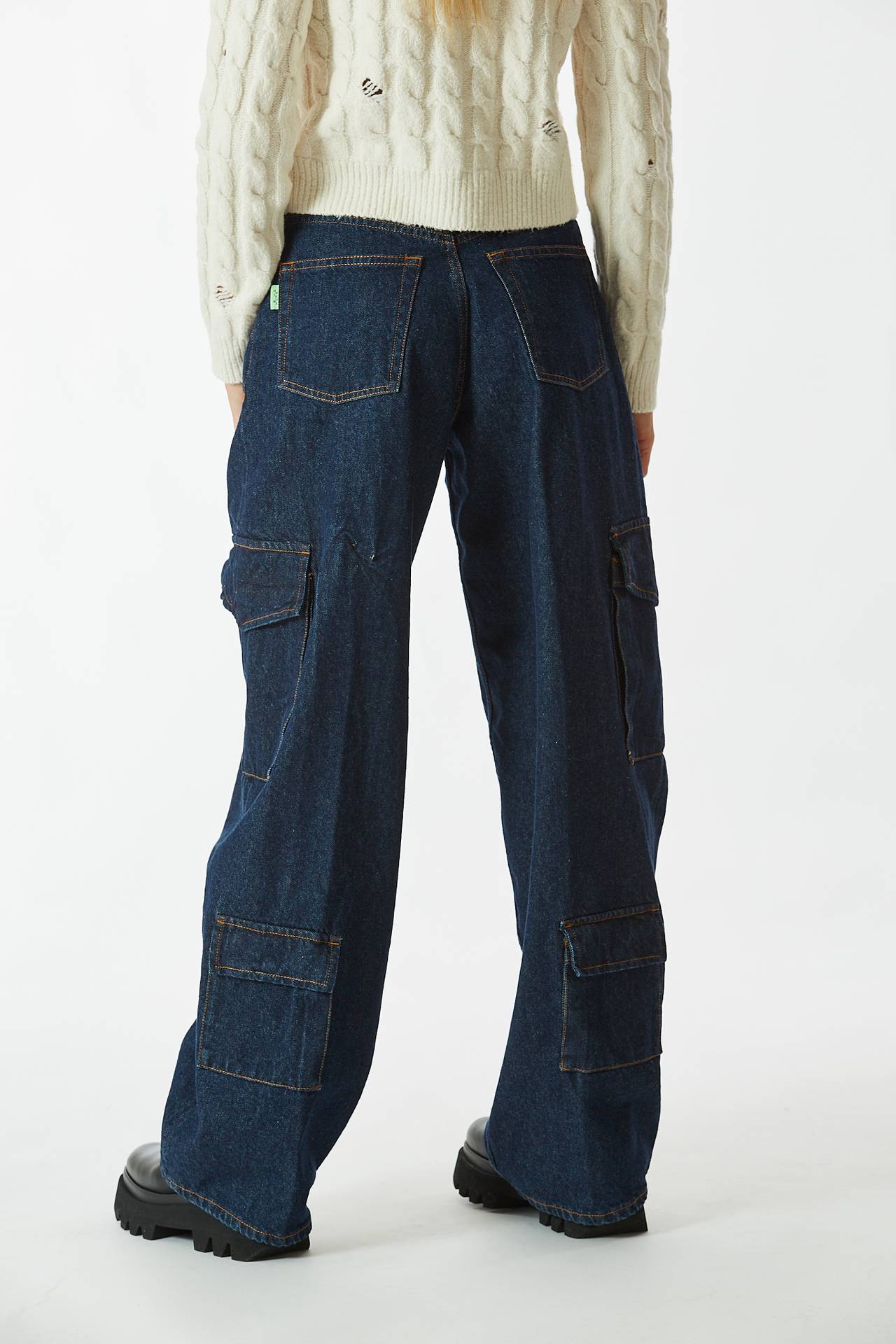 Jeans wide leg BATHANY CARGO