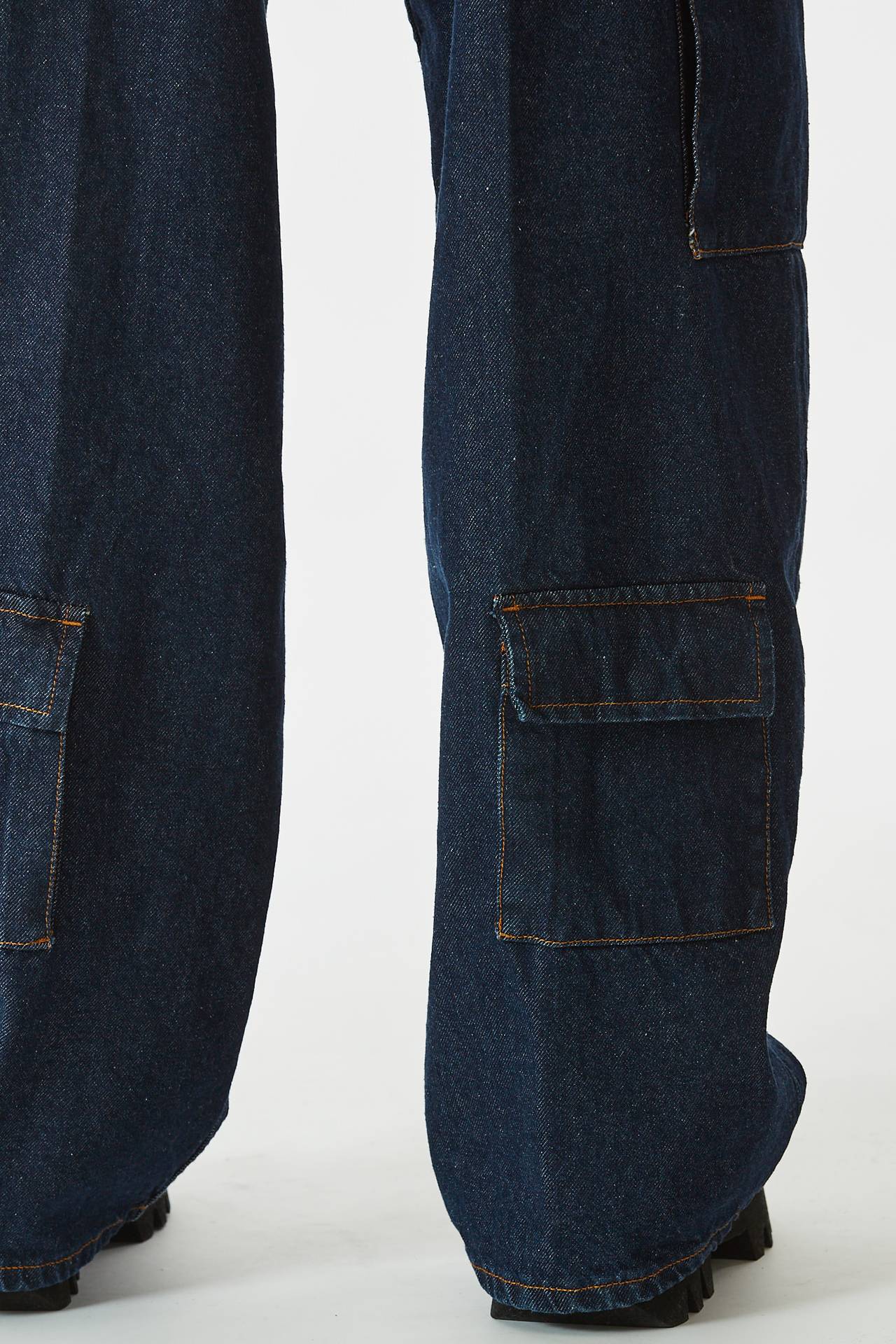 Jeans wide leg BATHANY CARGO