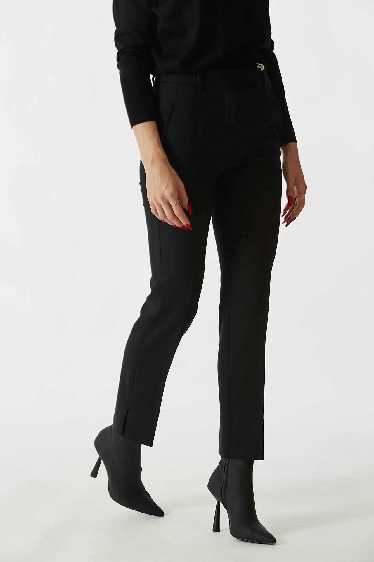Pantalone slim fit KIMAMA nero