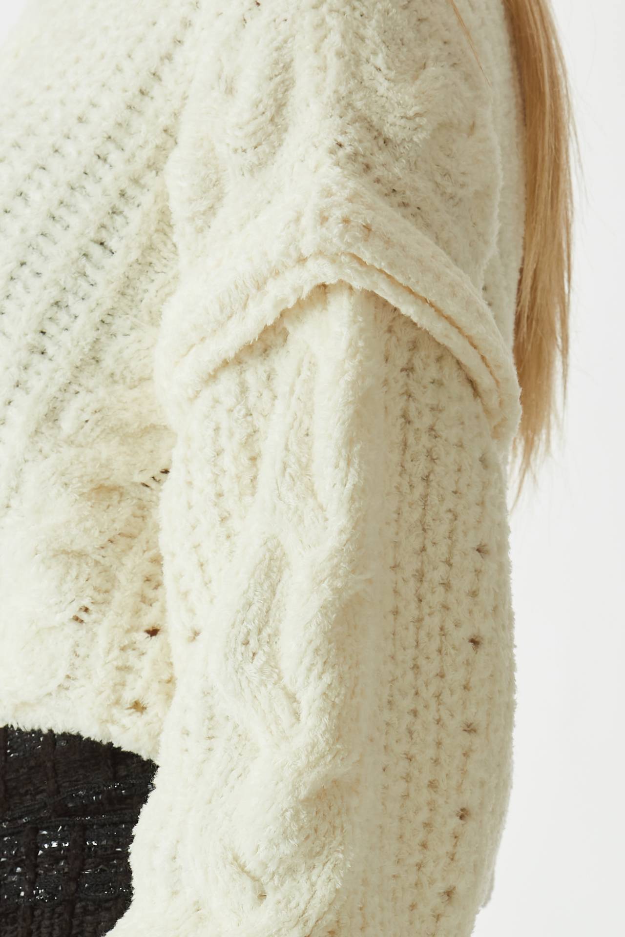 Maglia lavorata bianca 