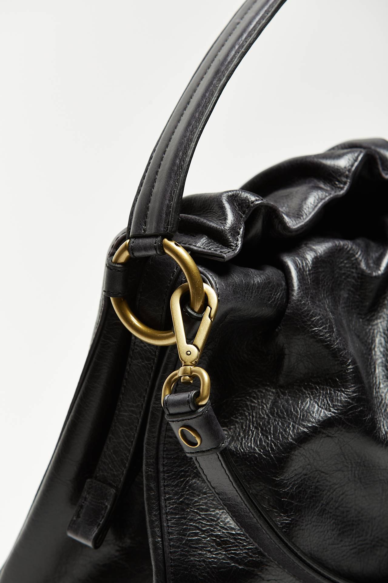 Borsa PUFFY B02155 in pelle