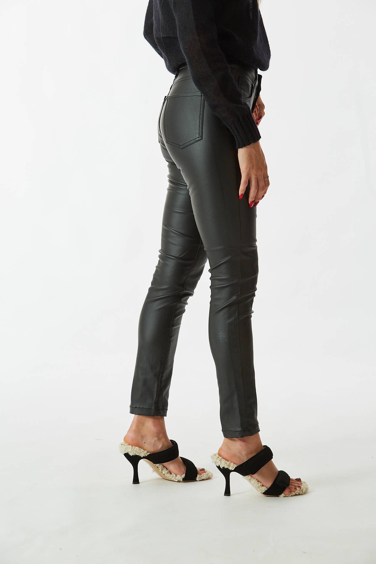 Pantalone stretch nero