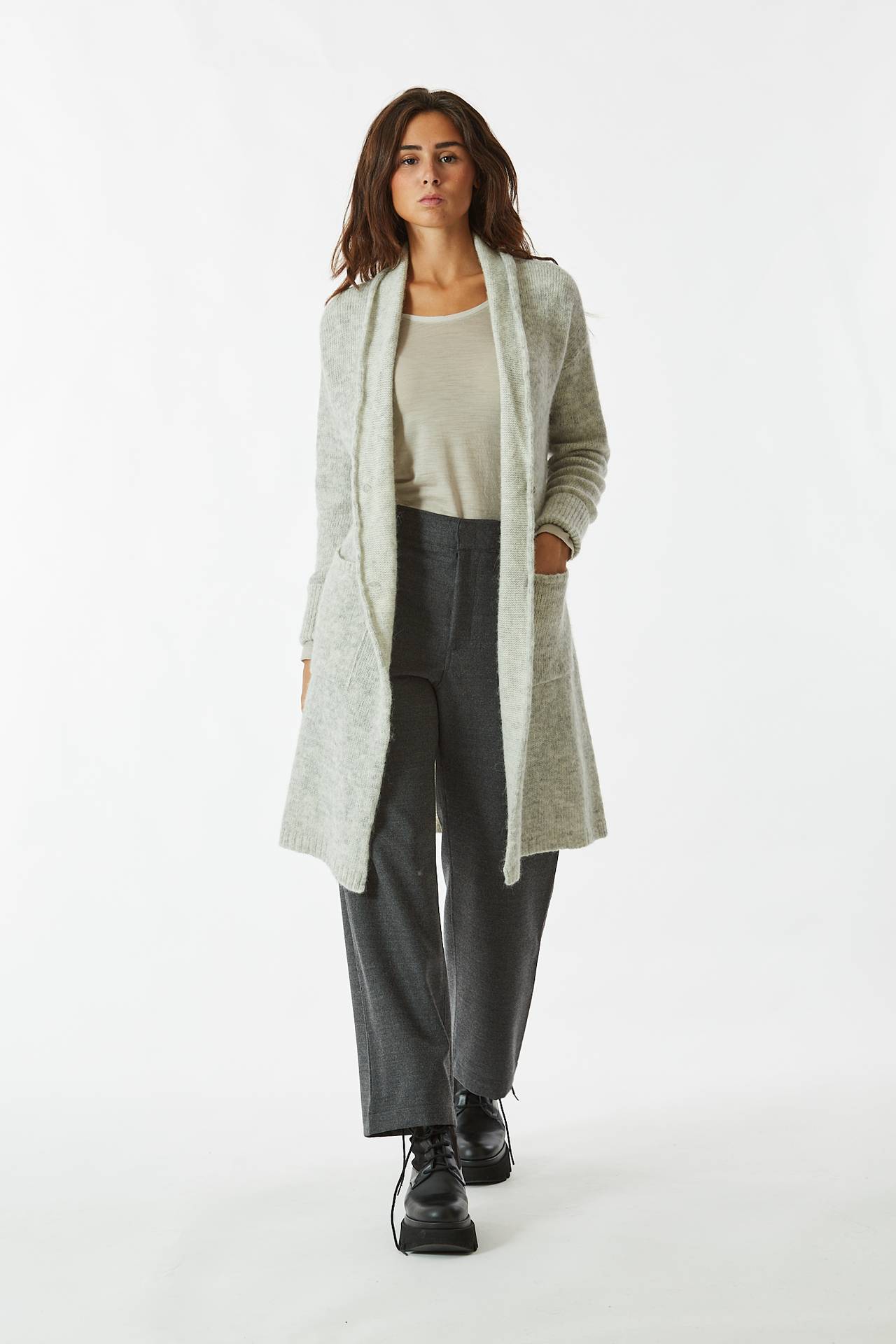 Cardigan oversize - gre
