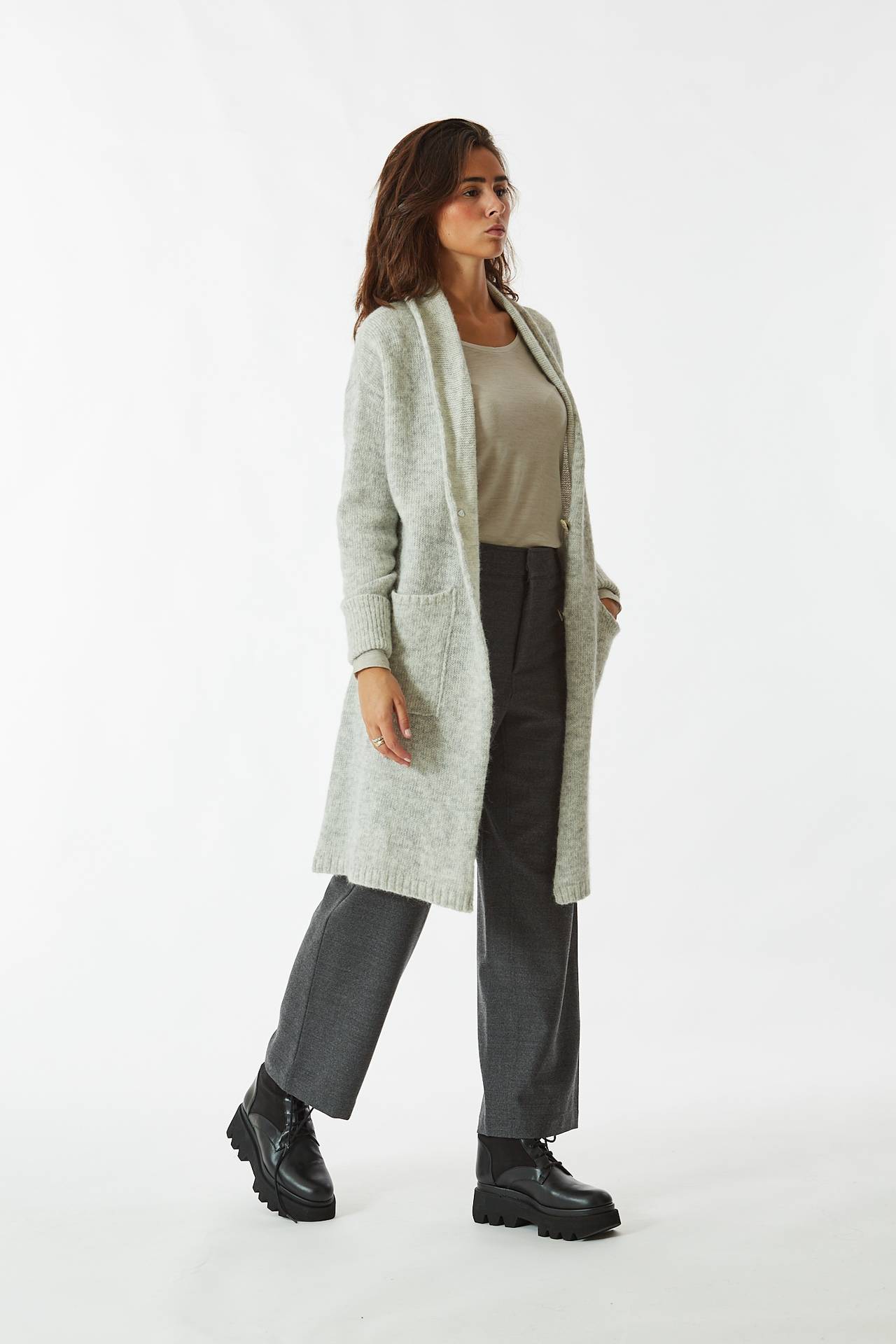 Cardigan oversize - gre