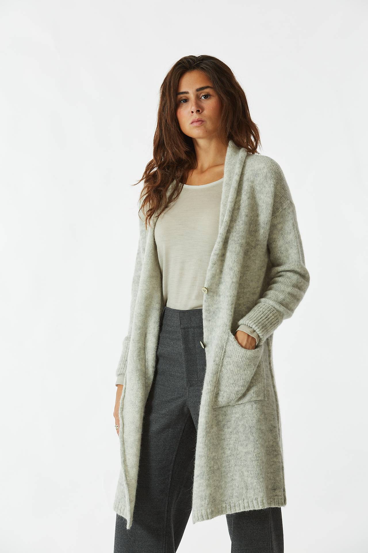 Cardigan oversize - gre