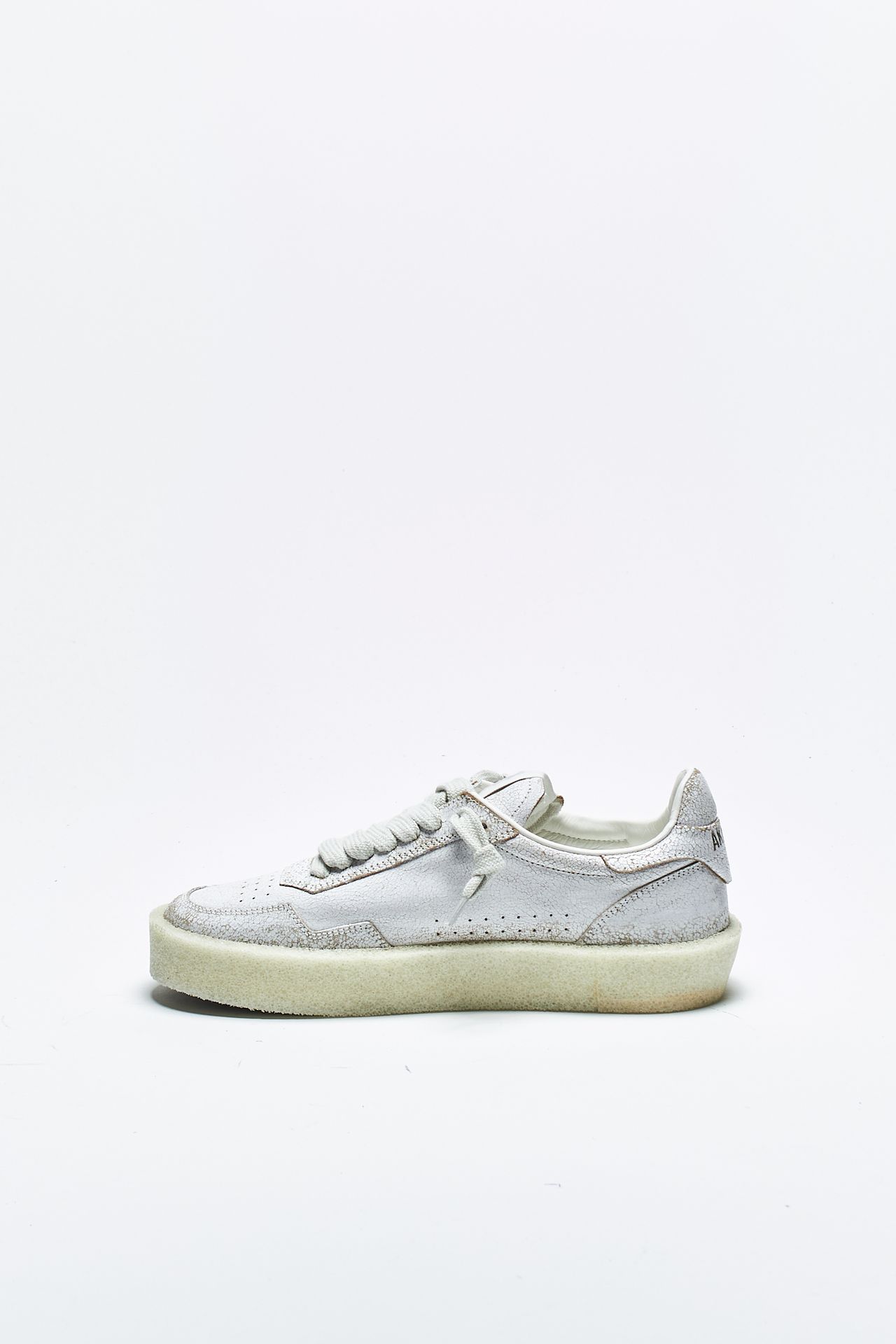 Sneakers in pelle bianco vintage