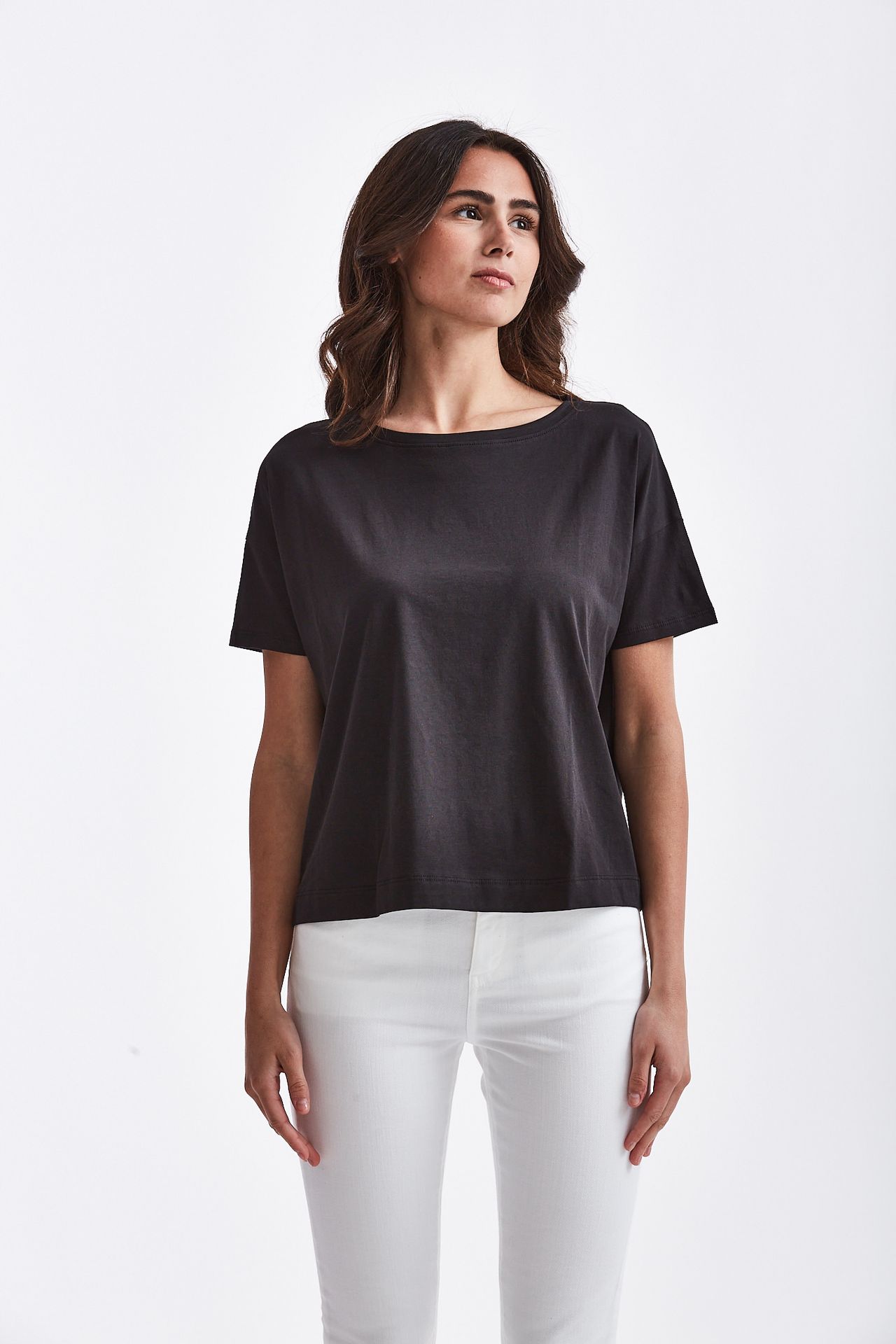 T-shirt AUDREY in cotone nero