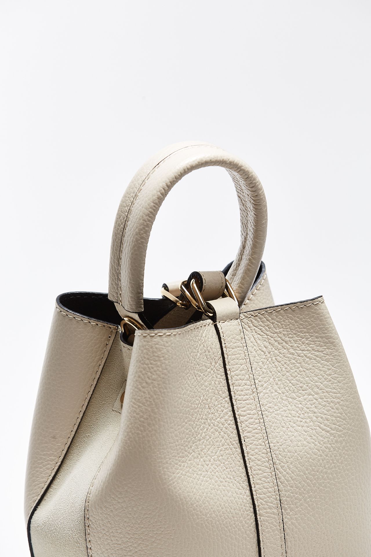 Borsa pelle beige deals
