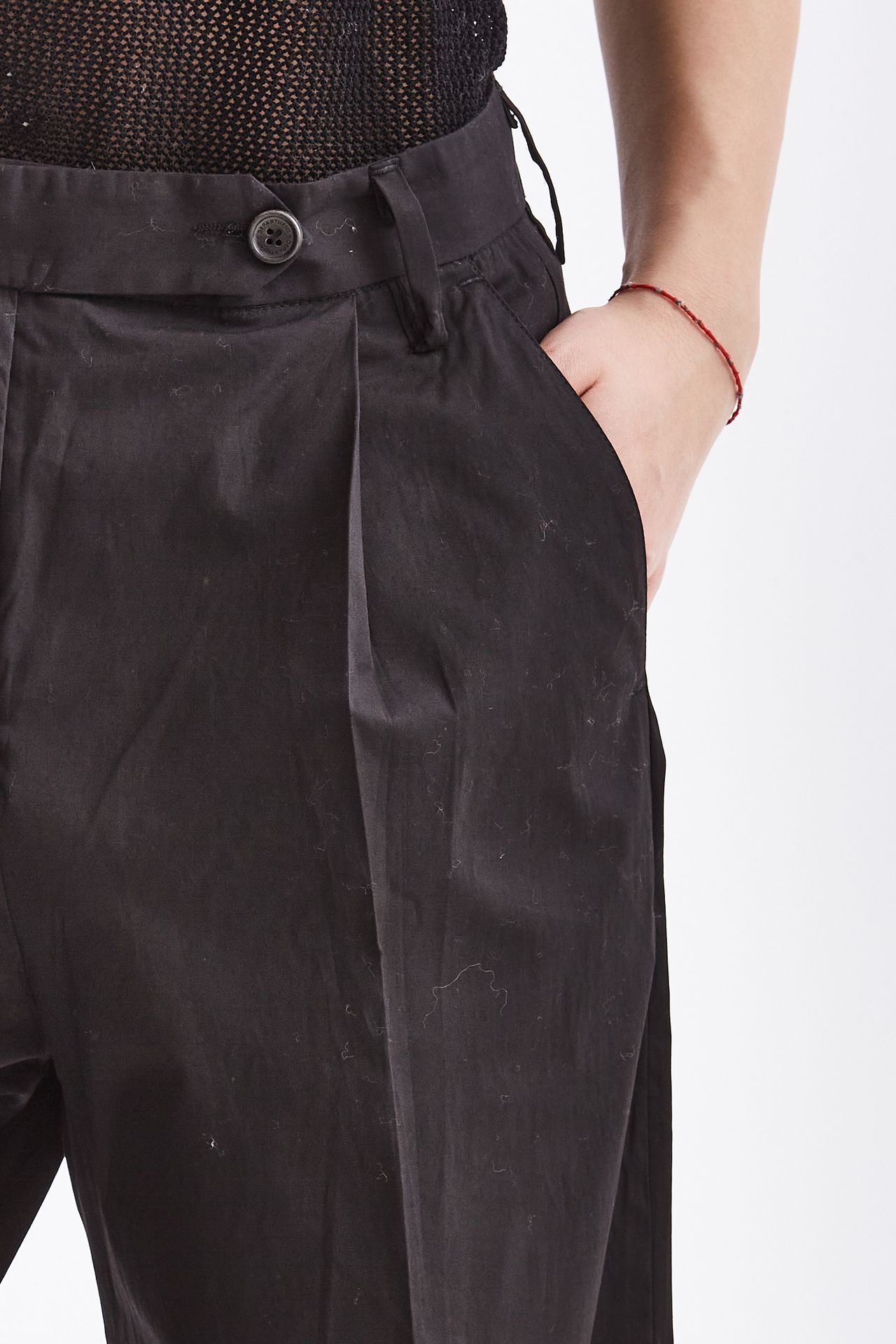 Pantalone FAIRMONT in cotone nero