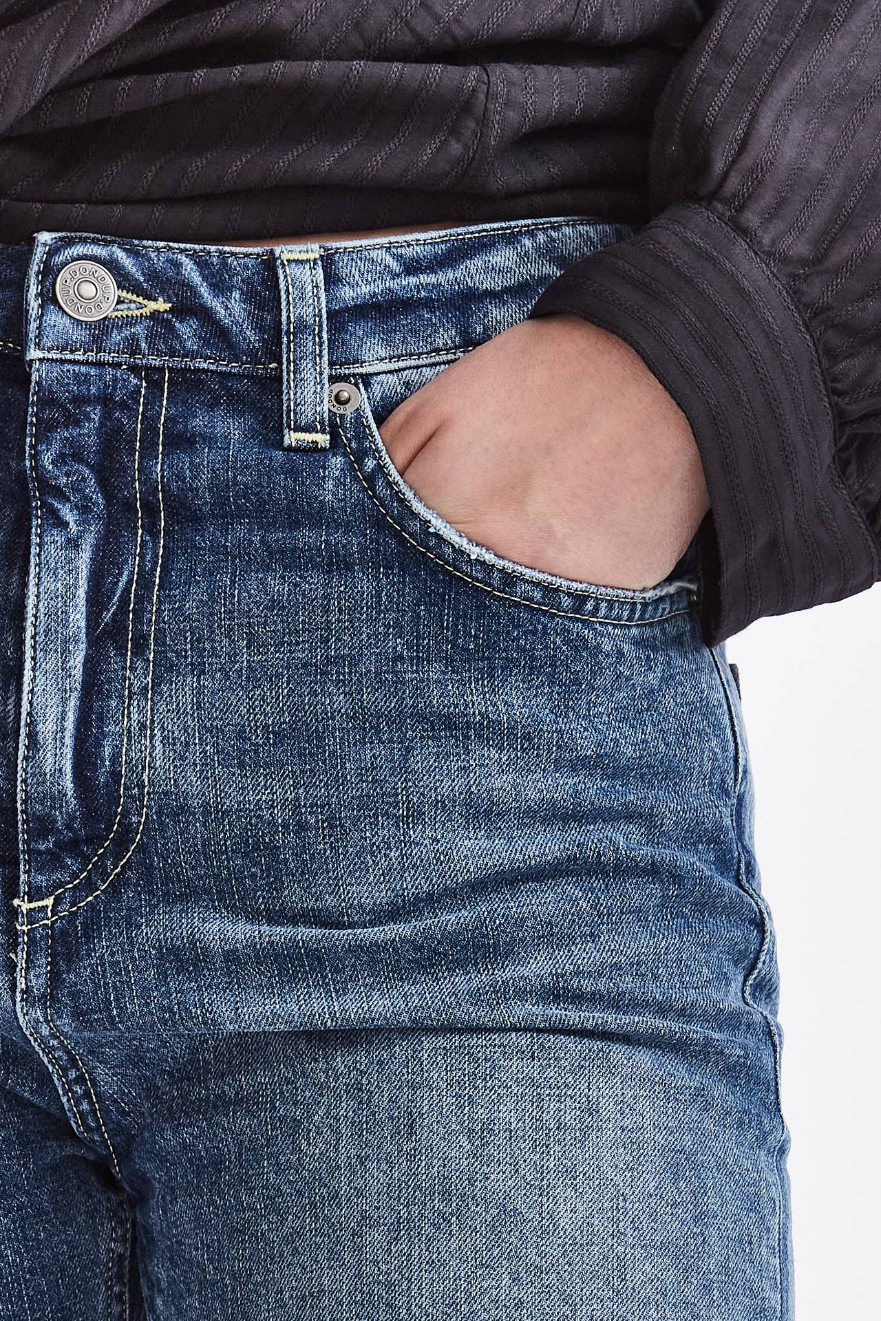 Jeans regular CINDY in denim medio Dondup Donna Pier Abbigliamento Worldwide