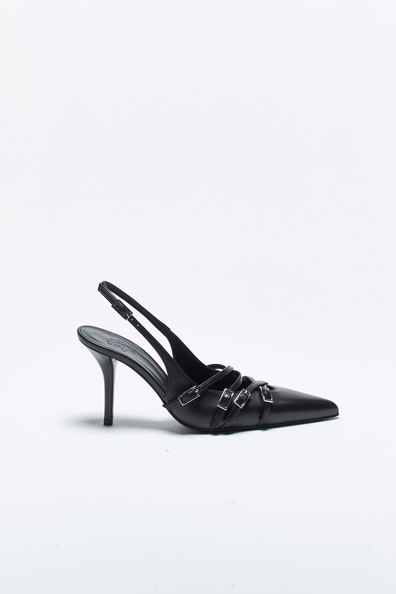 Decollete PHOEBE in pelle nero Gia Borghini Donna Pier Abbigliamento Worldwide