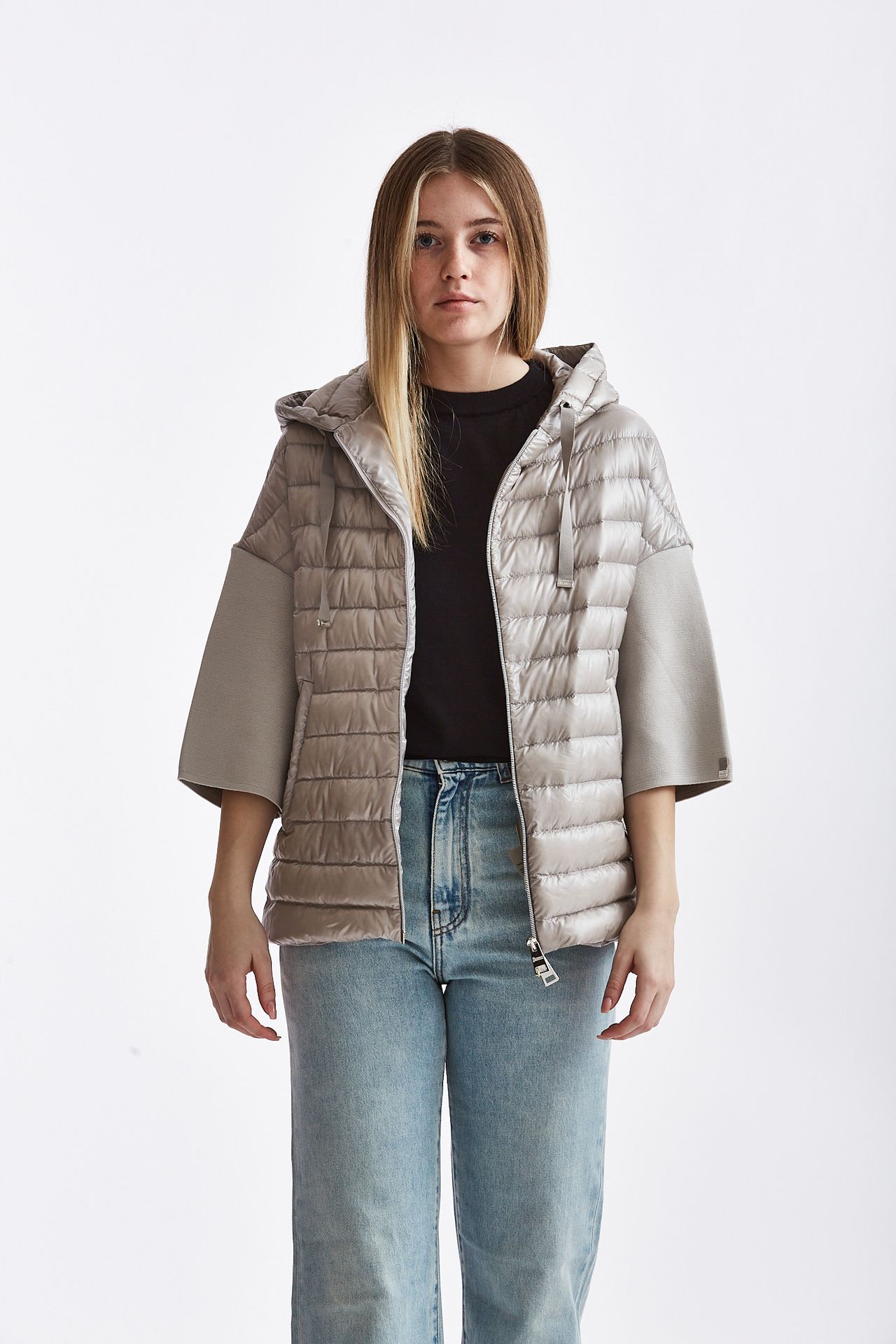 Giubbino in doppio tessuto ghiaccio Herno Donna Pier Abbigliamento Worldwide