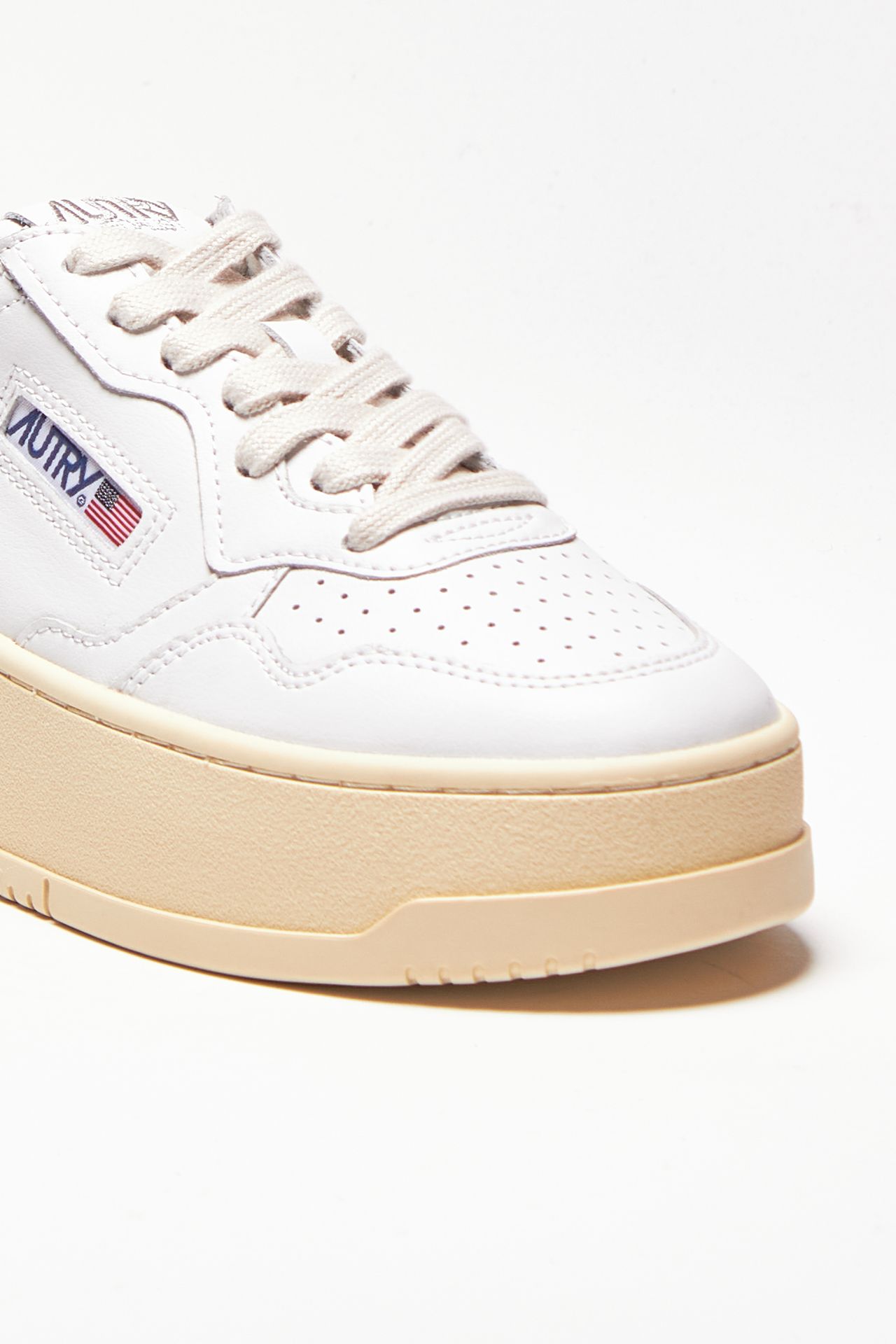 Sneakers low in pelle MEDALIST PLATFORM LOW-PTLW-LL80