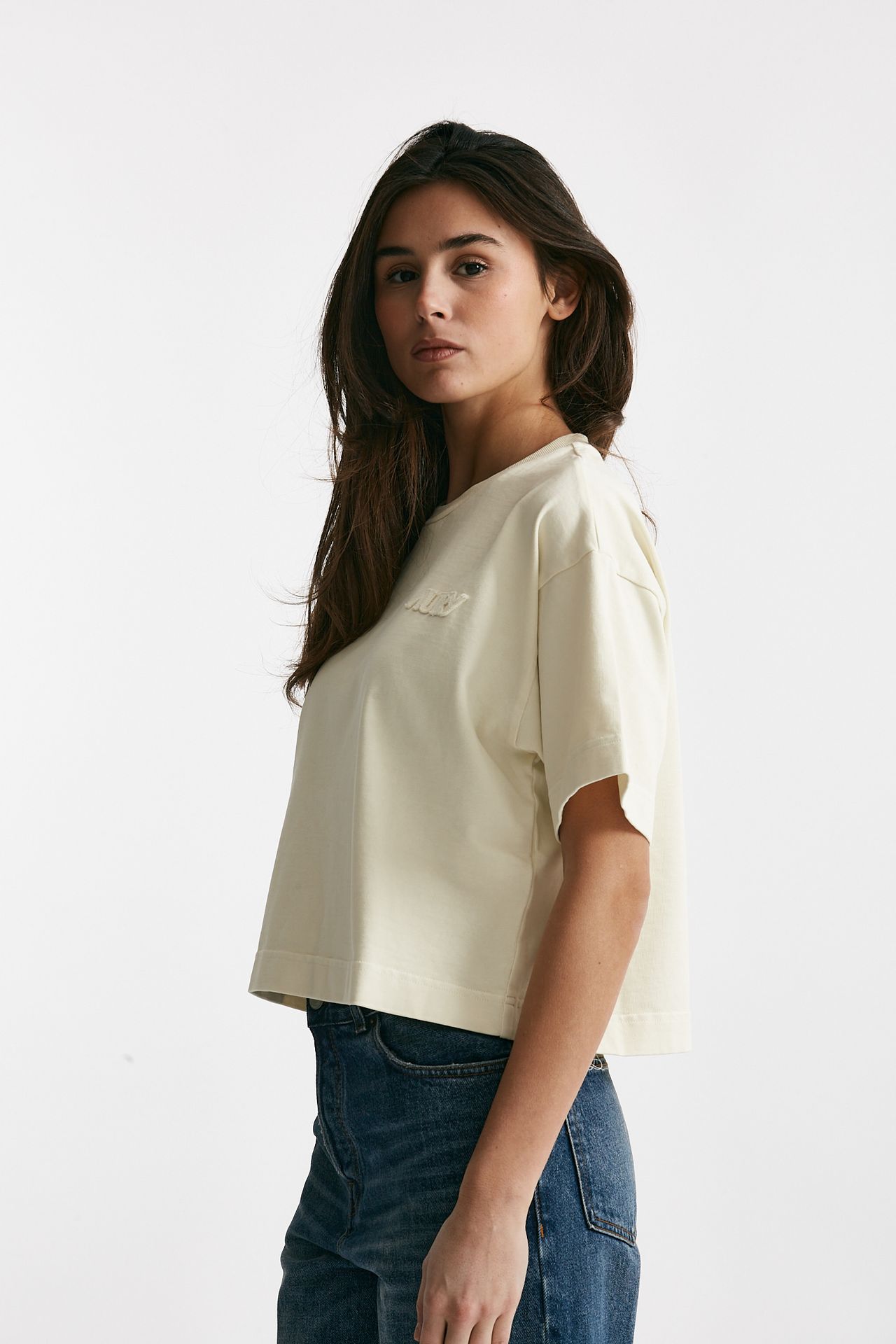 T-shirt scatolina panna 