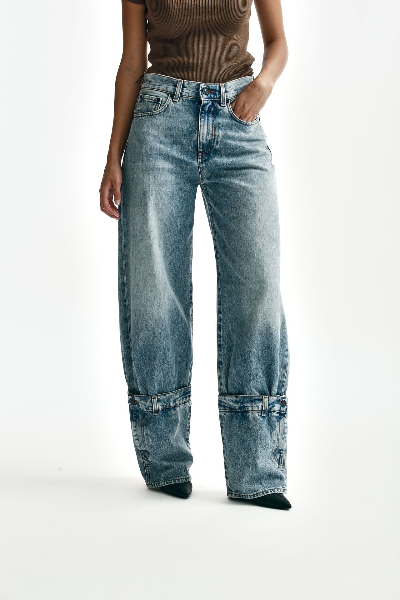 Jeans wide leg HURLEY chiaro Haikure Donna Pier Abbigliamento Worldwide