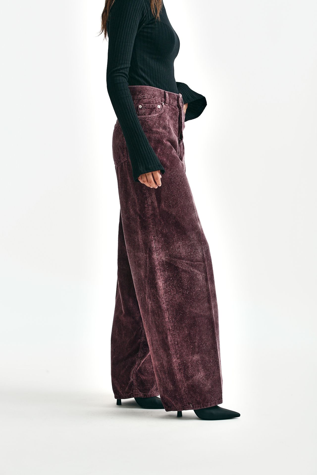 Jeans in velluto BETHANY prugna Haikure Donna Pier Abbigliamento Worldwide