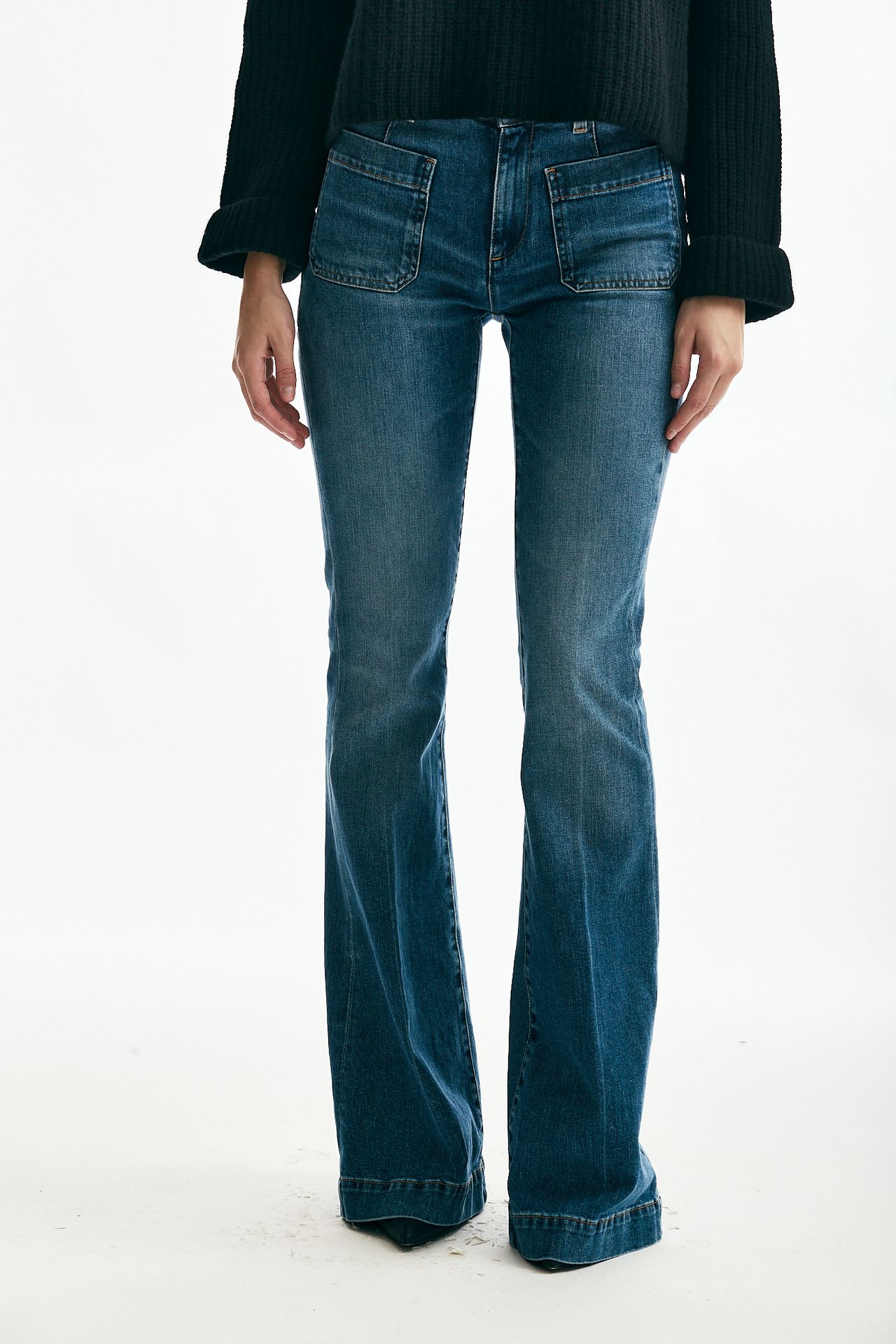 Jeans a zampa DELPHINE