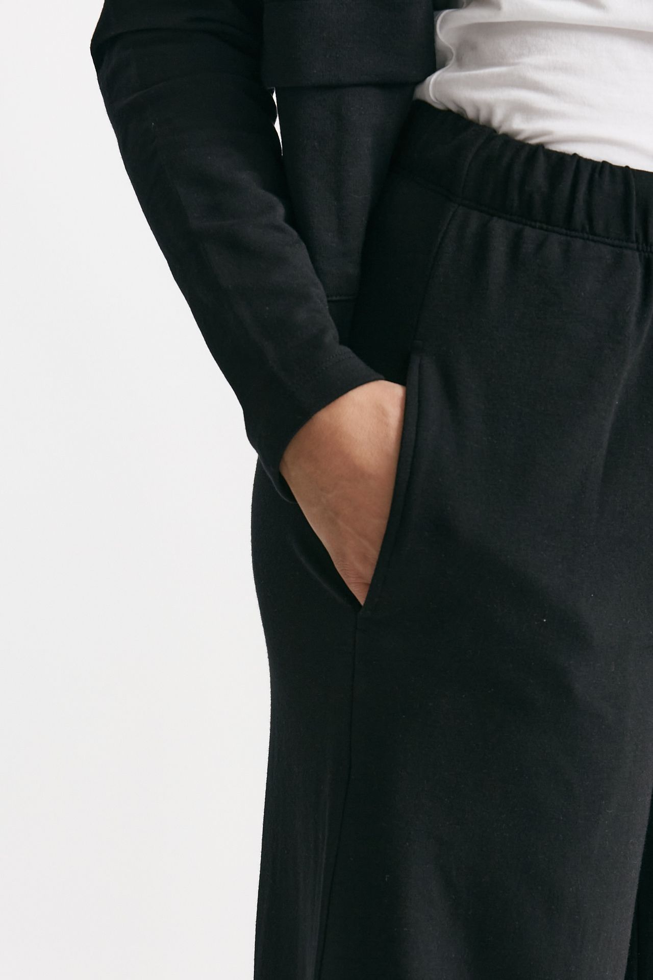 Pantalone tuta leggero nero