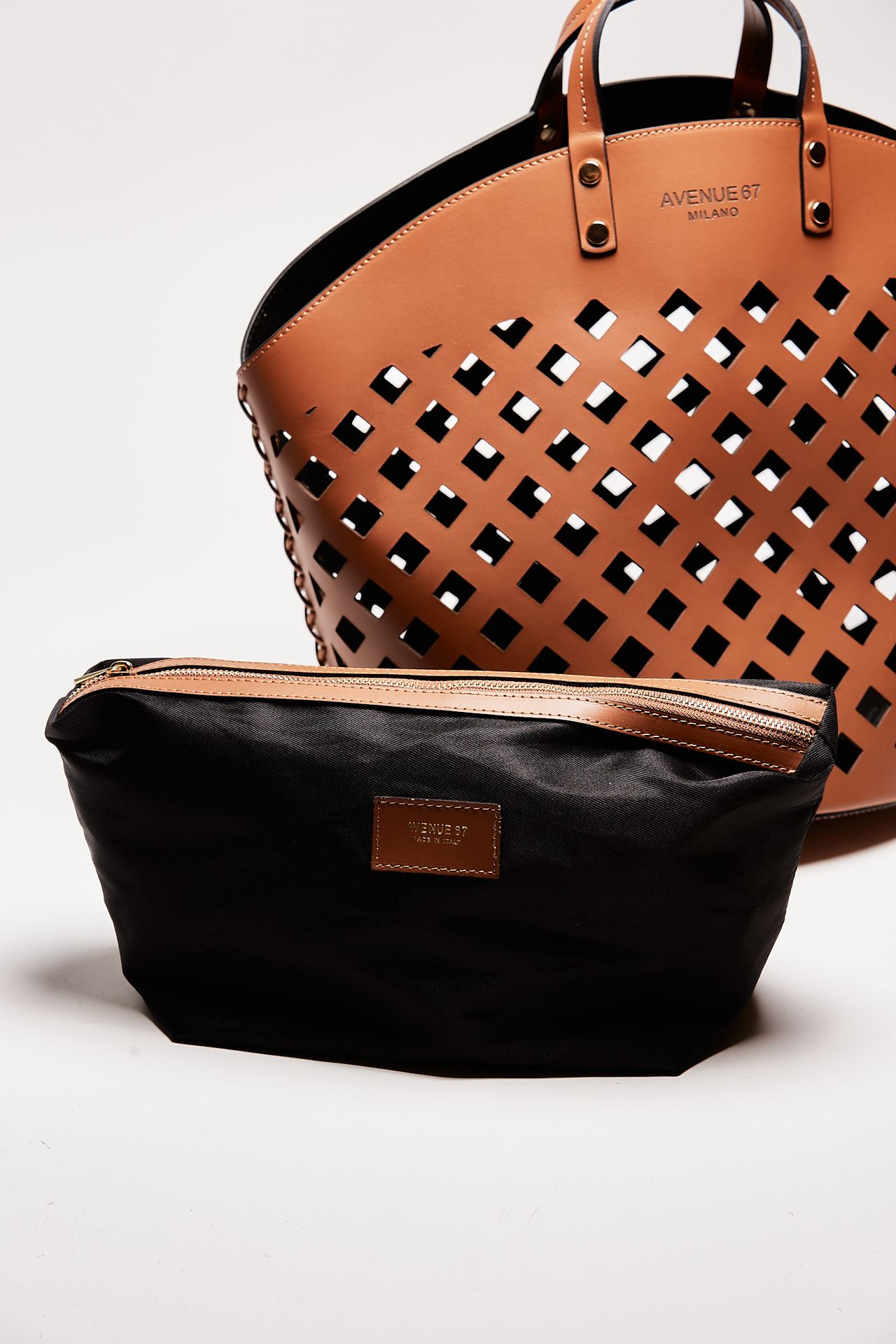 Borsa shopper ELIZA in pelle cuoio