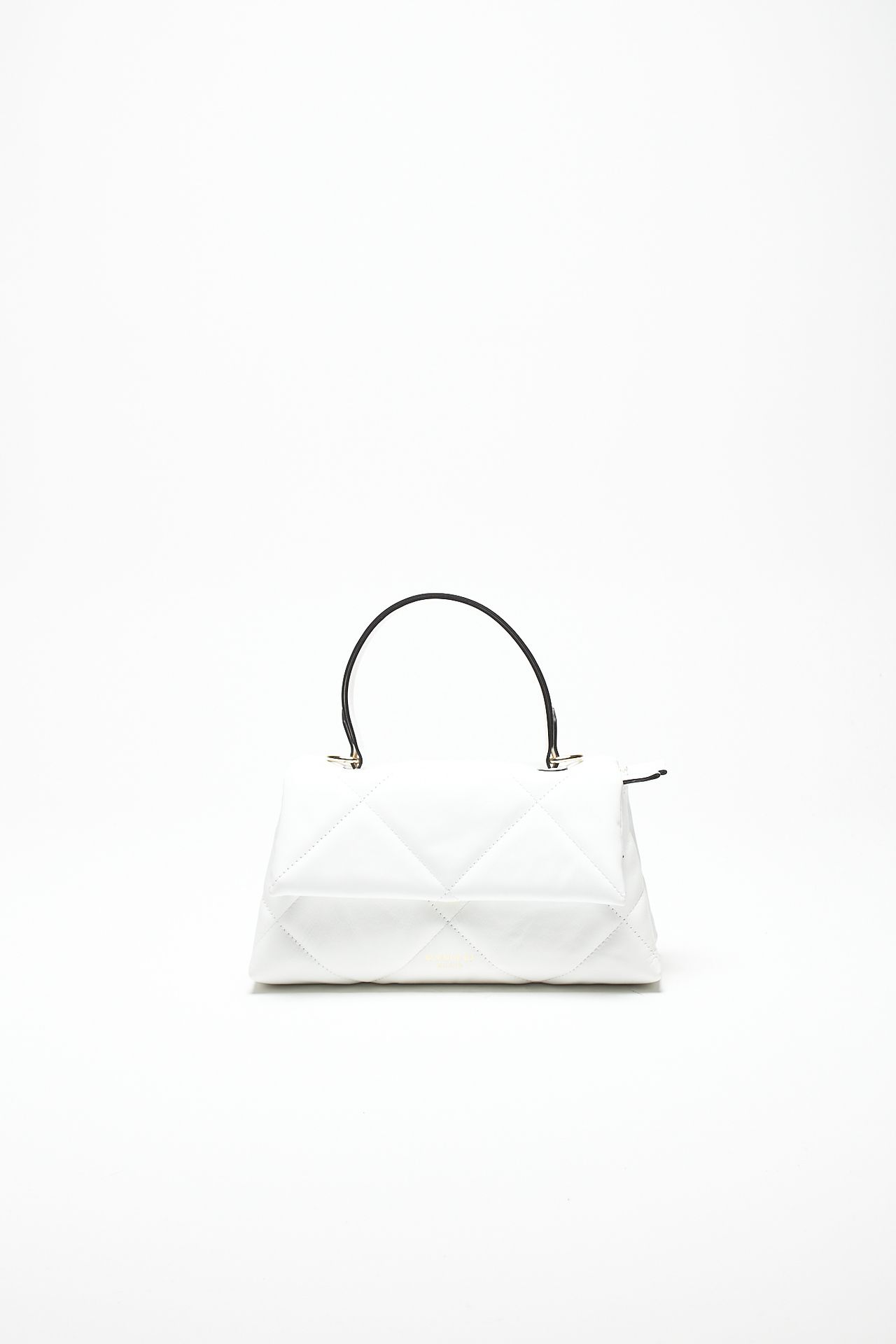 Borsa trapuntata DEMETRA in pelle bianco