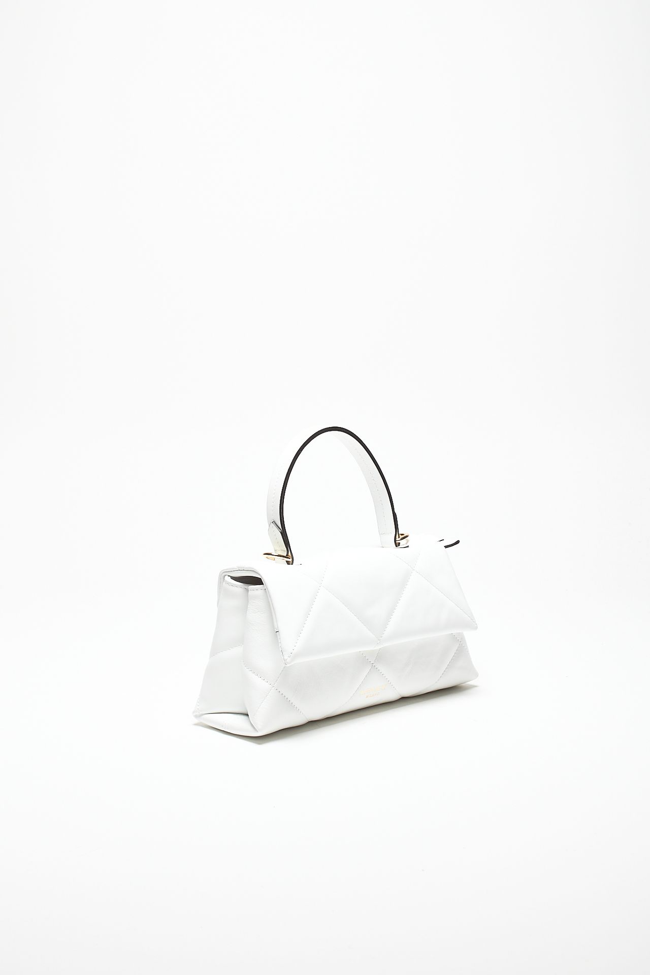Borsa trapuntata DEMETRA in pelle bianco