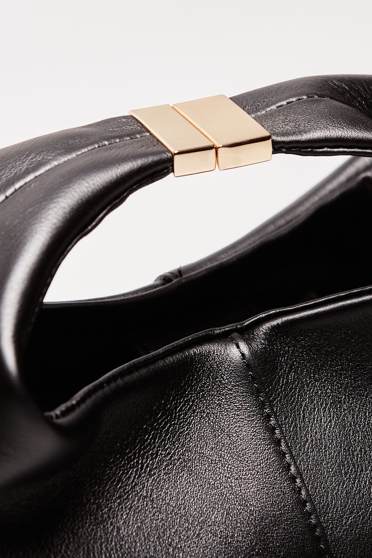Borsa morbida MORGANA in pelle sauvage nero