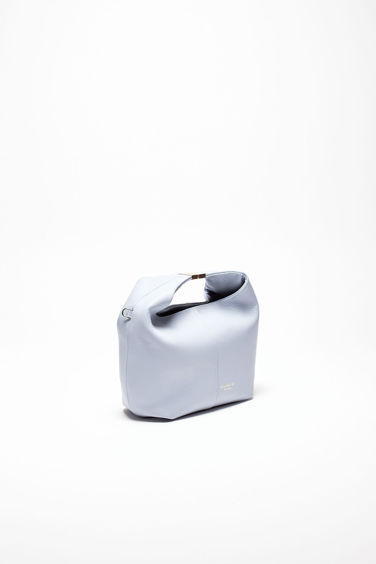 Borsa morbida MORGANA in pelle sauvage celeste