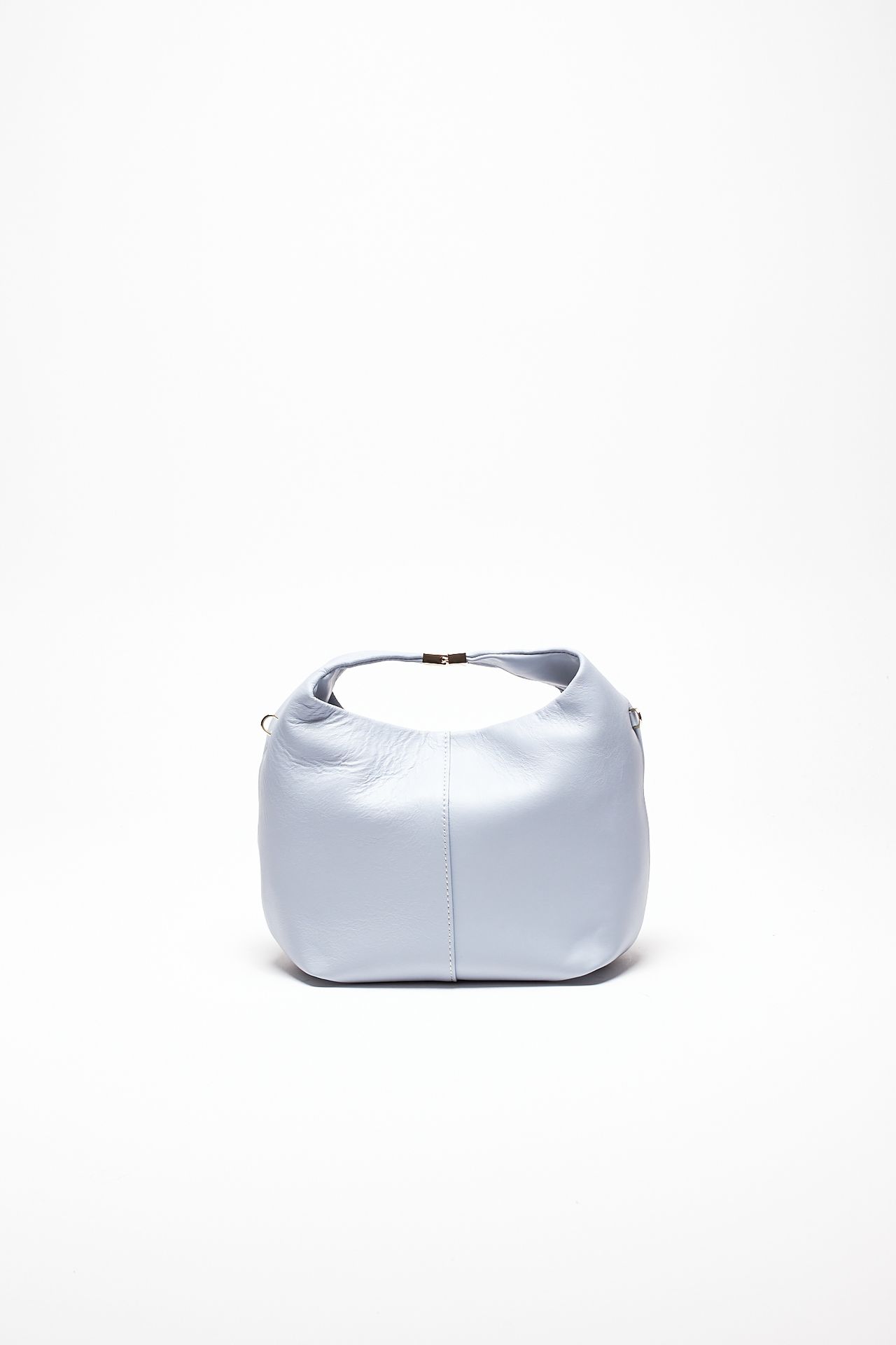 Borsa morbida MORGANA in pelle sauvage celeste