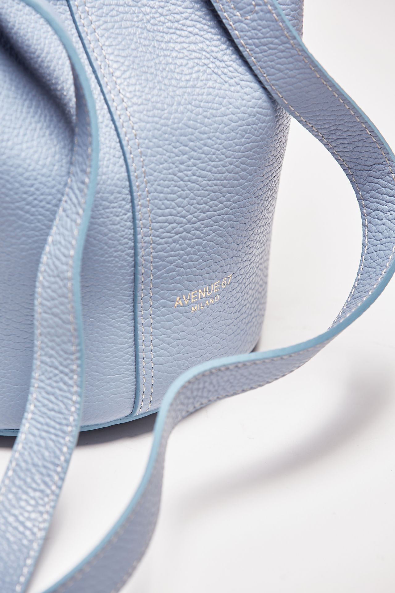 Secchiello NIKE in pelle dollaro azzurro