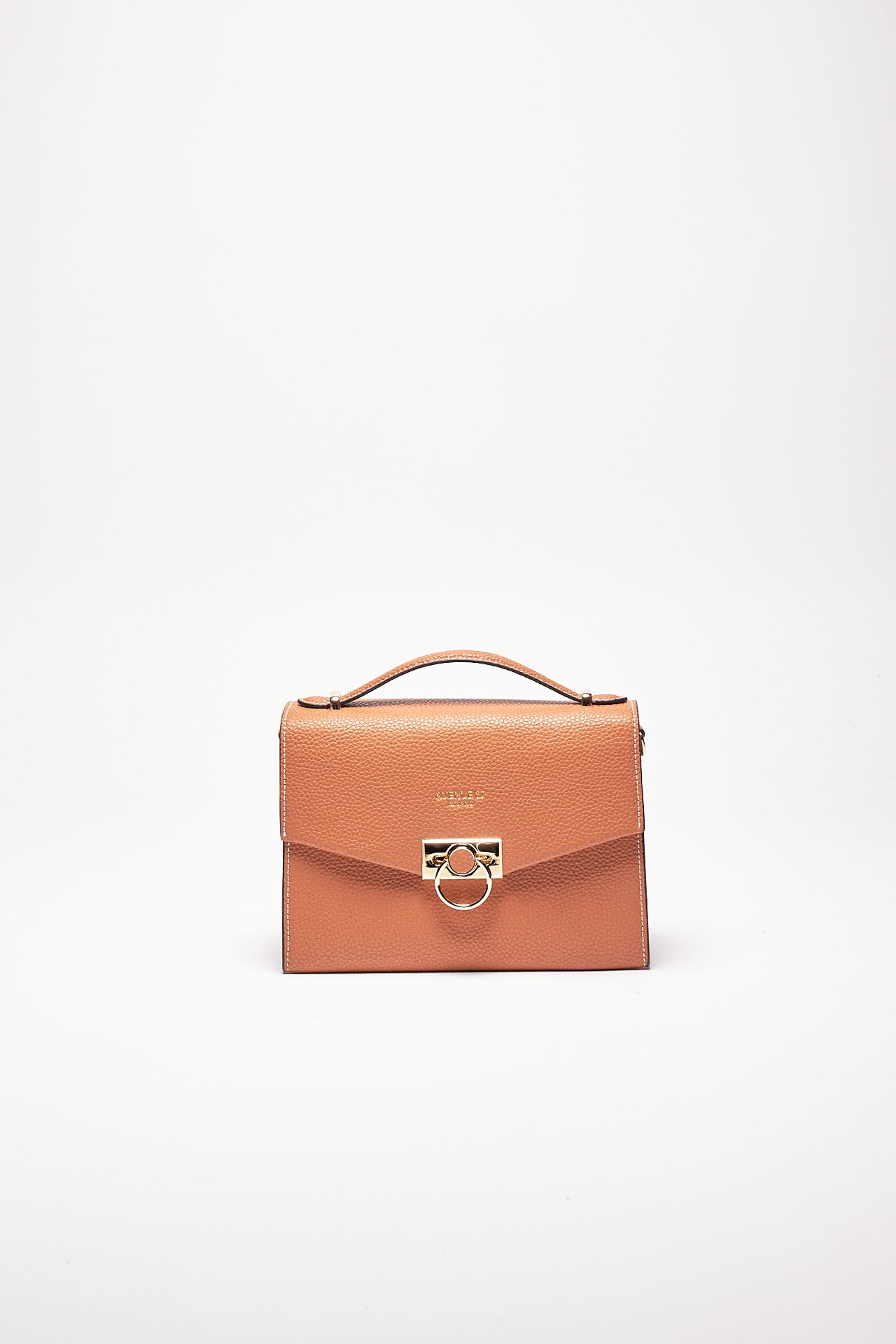 Borsa media semirigida ROSALIE in pelle cuoio