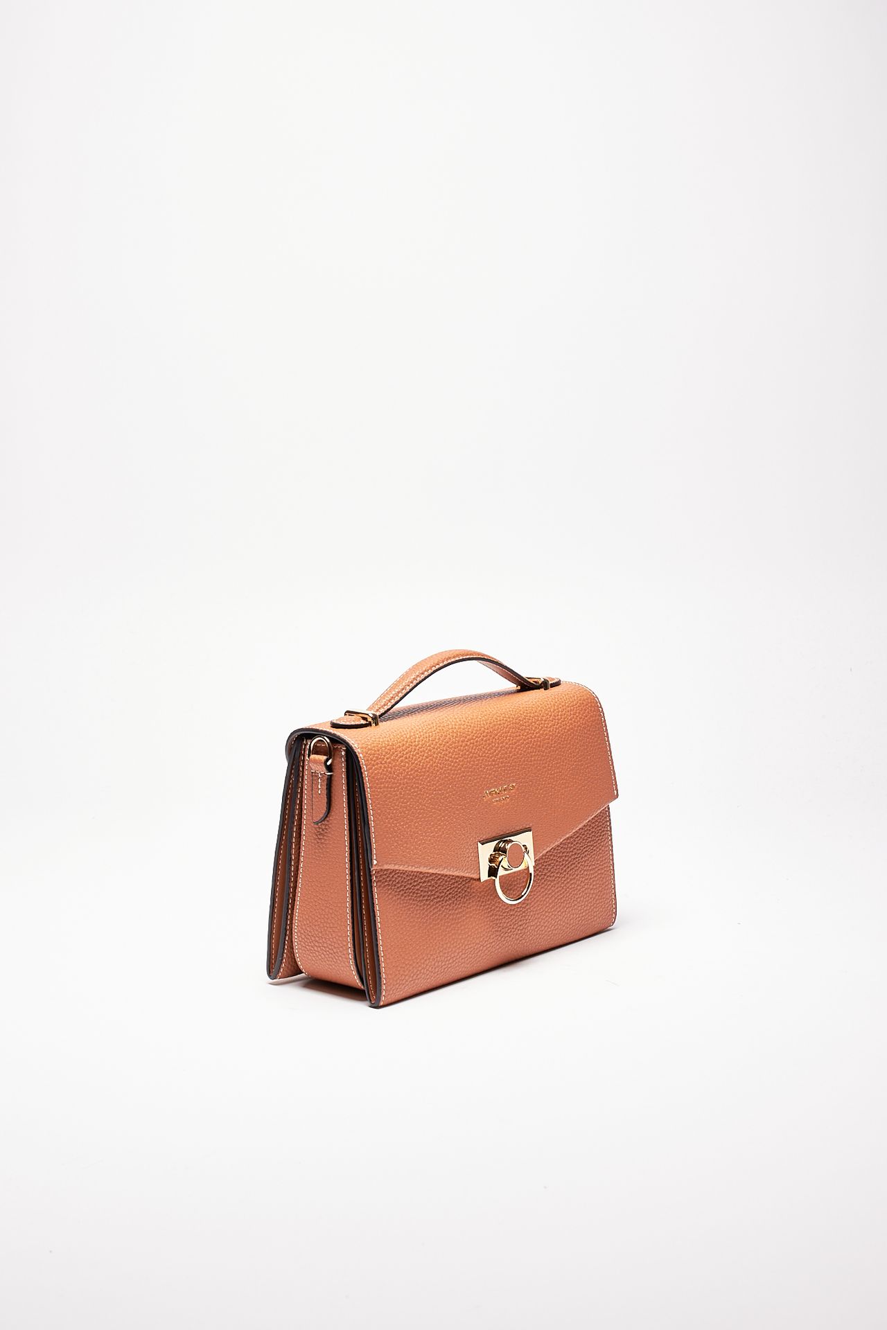 Borsa media semirigida ROSALIE in pelle cuoio