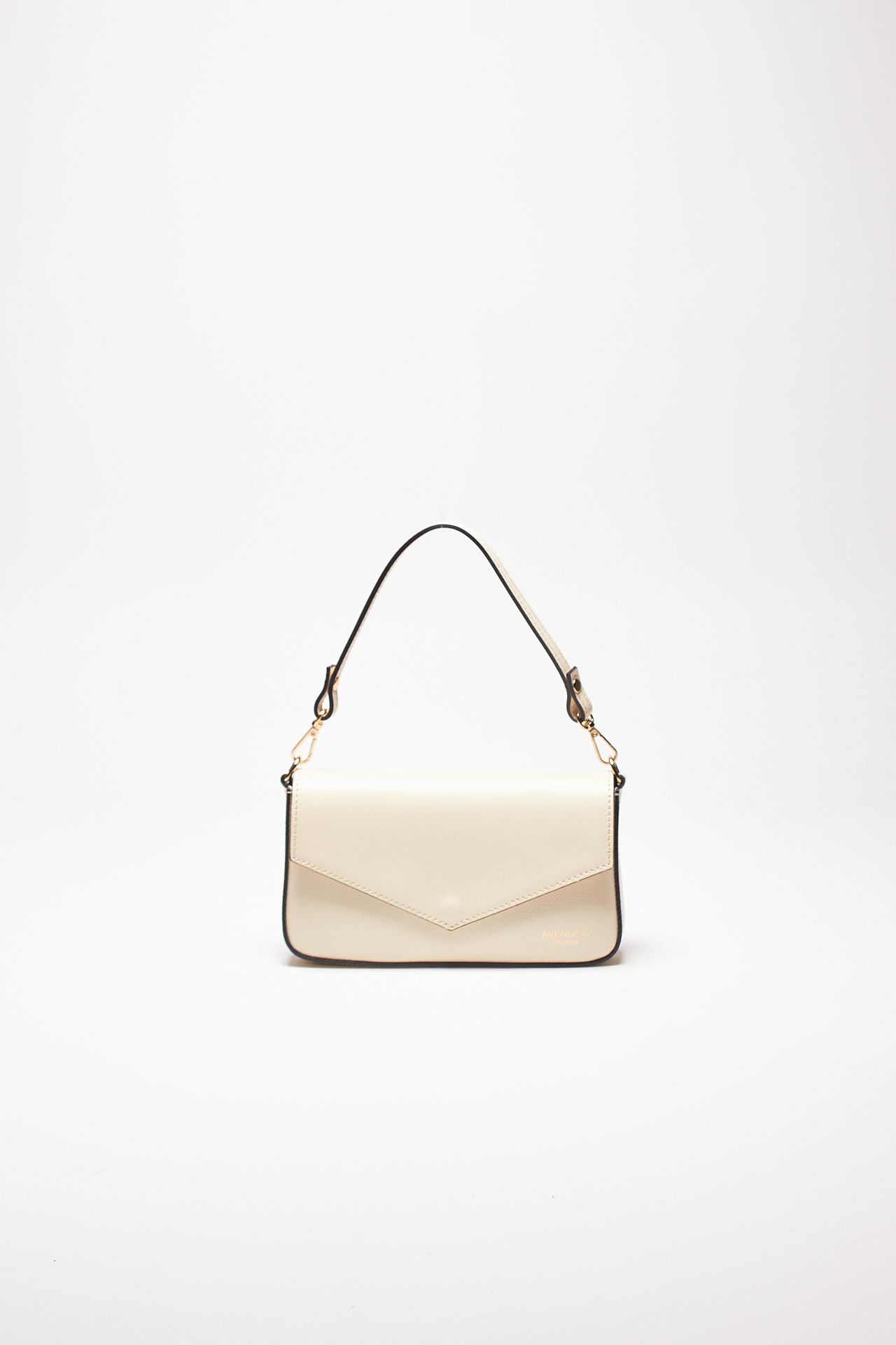 Mini bag  in pelle LEONOR panna