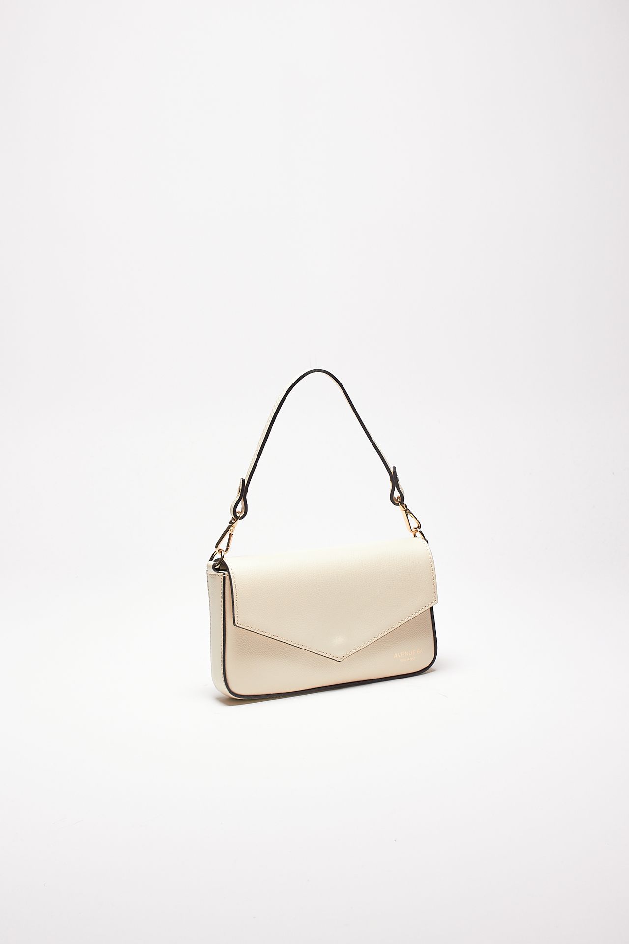 Mini bag  in pelle LEONOR panna