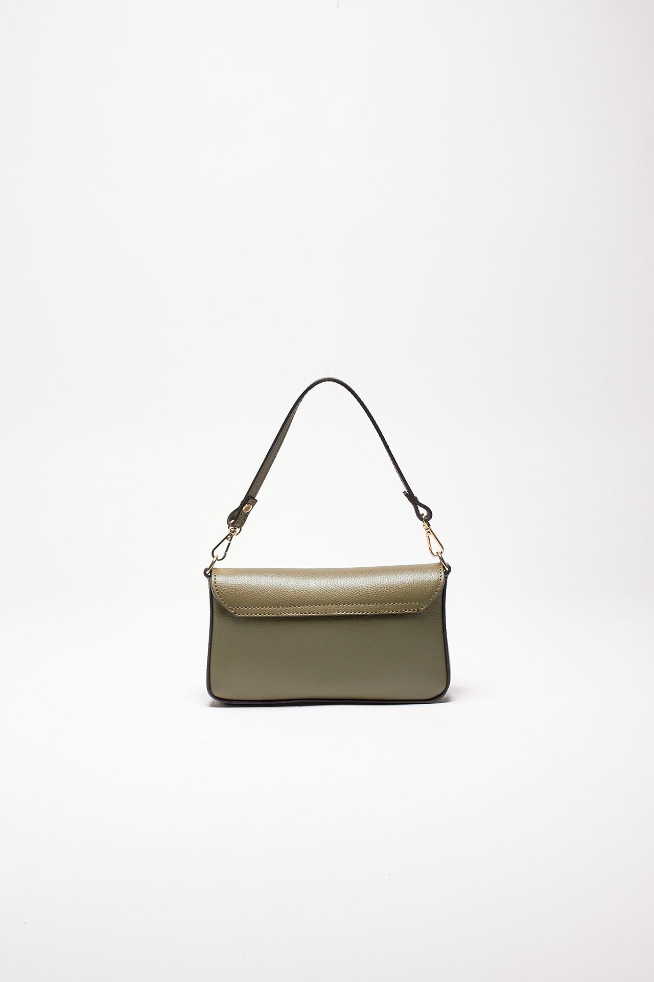 Mini bag in pelle LEONOR oliva