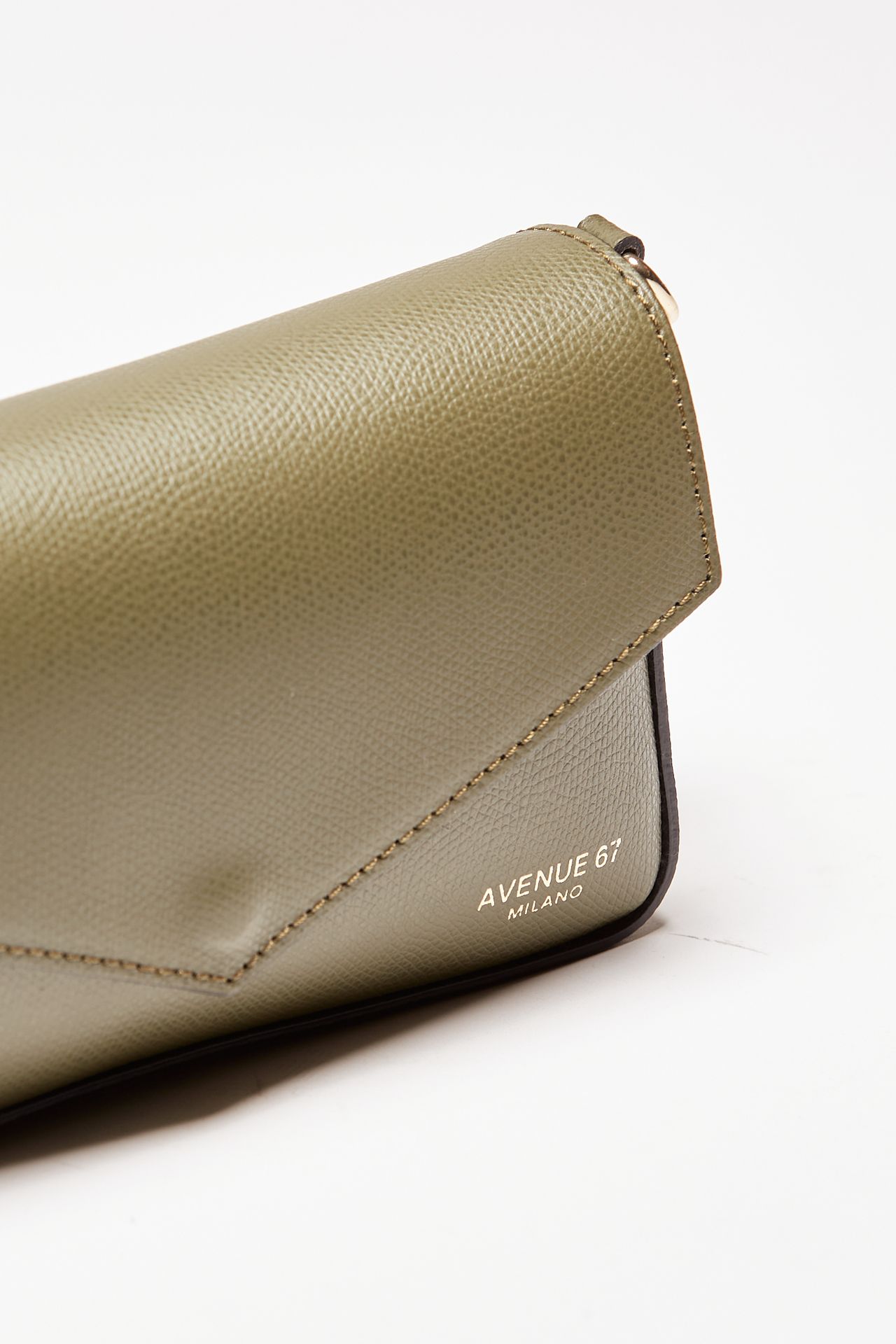 Mini bag in pelle LEONOR oliva