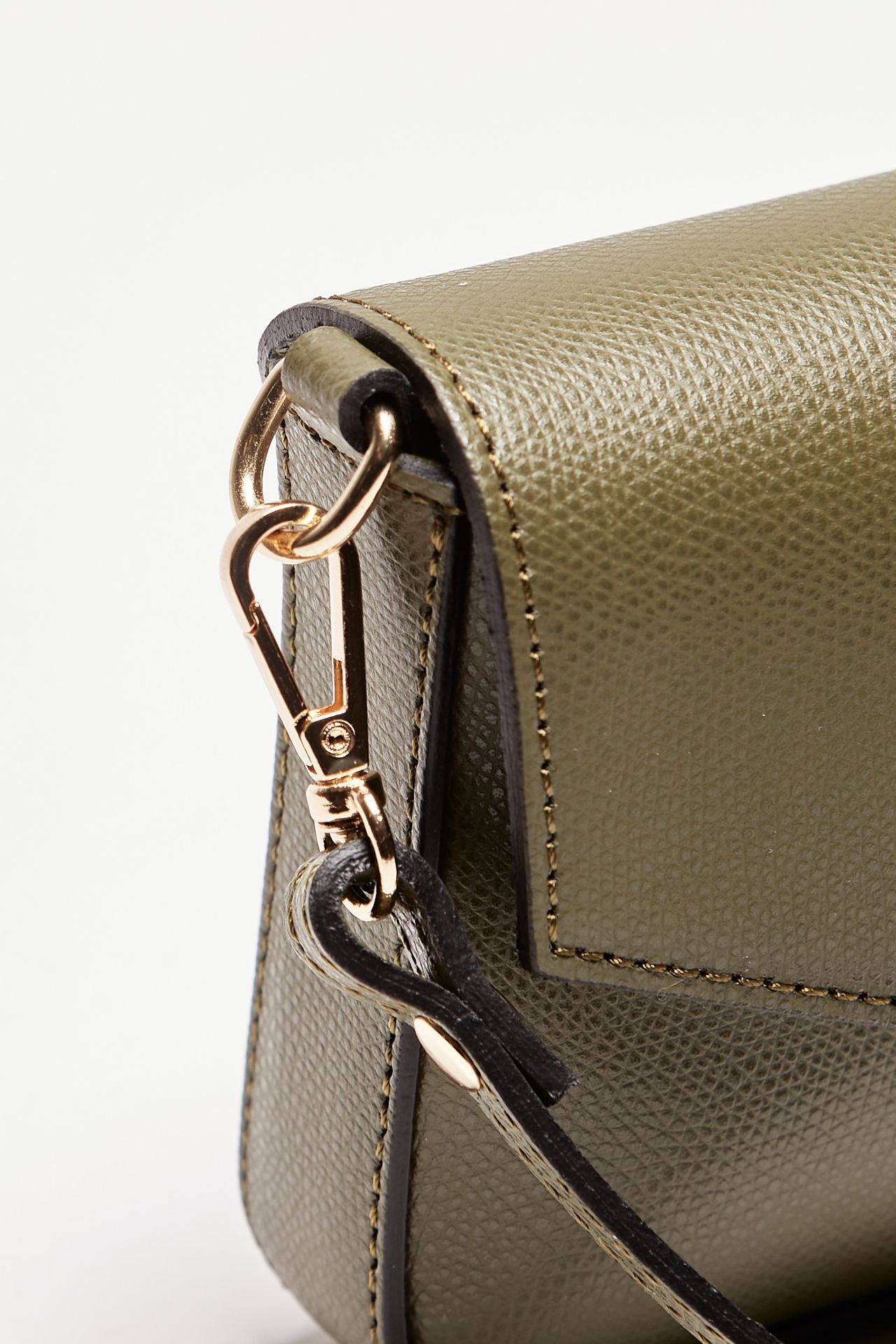 Mini bag in pelle LEONOR oliva