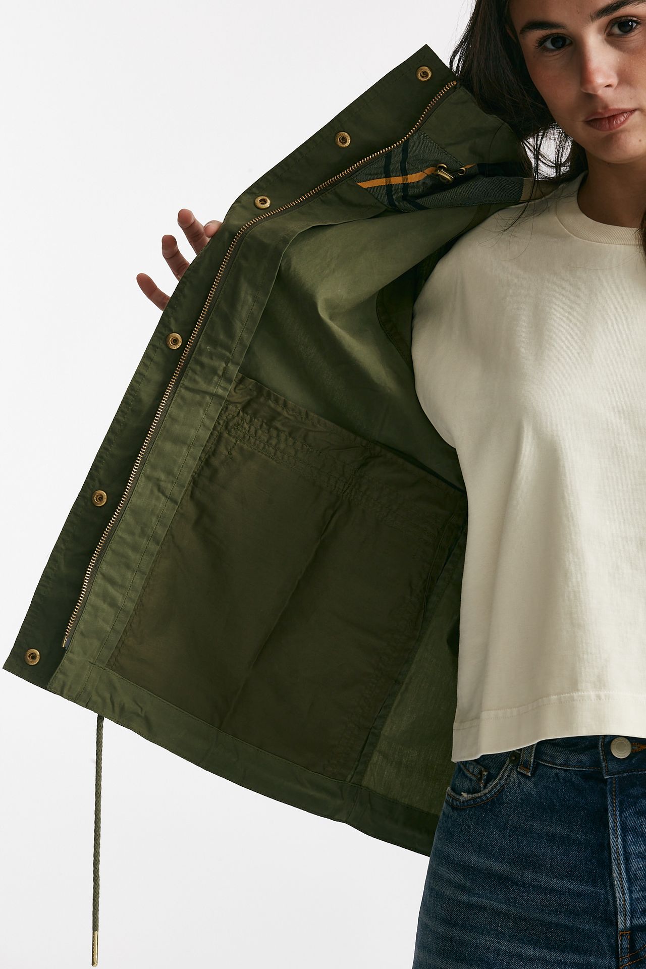 Giubbino impermeabile NITH verde militare