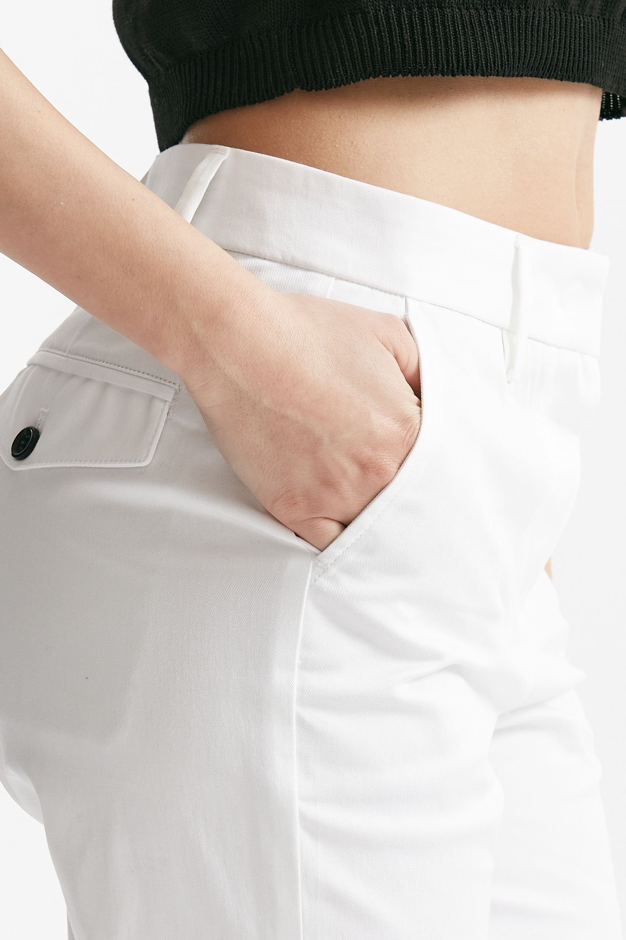 Pantalone in cotone JETTIS bianco