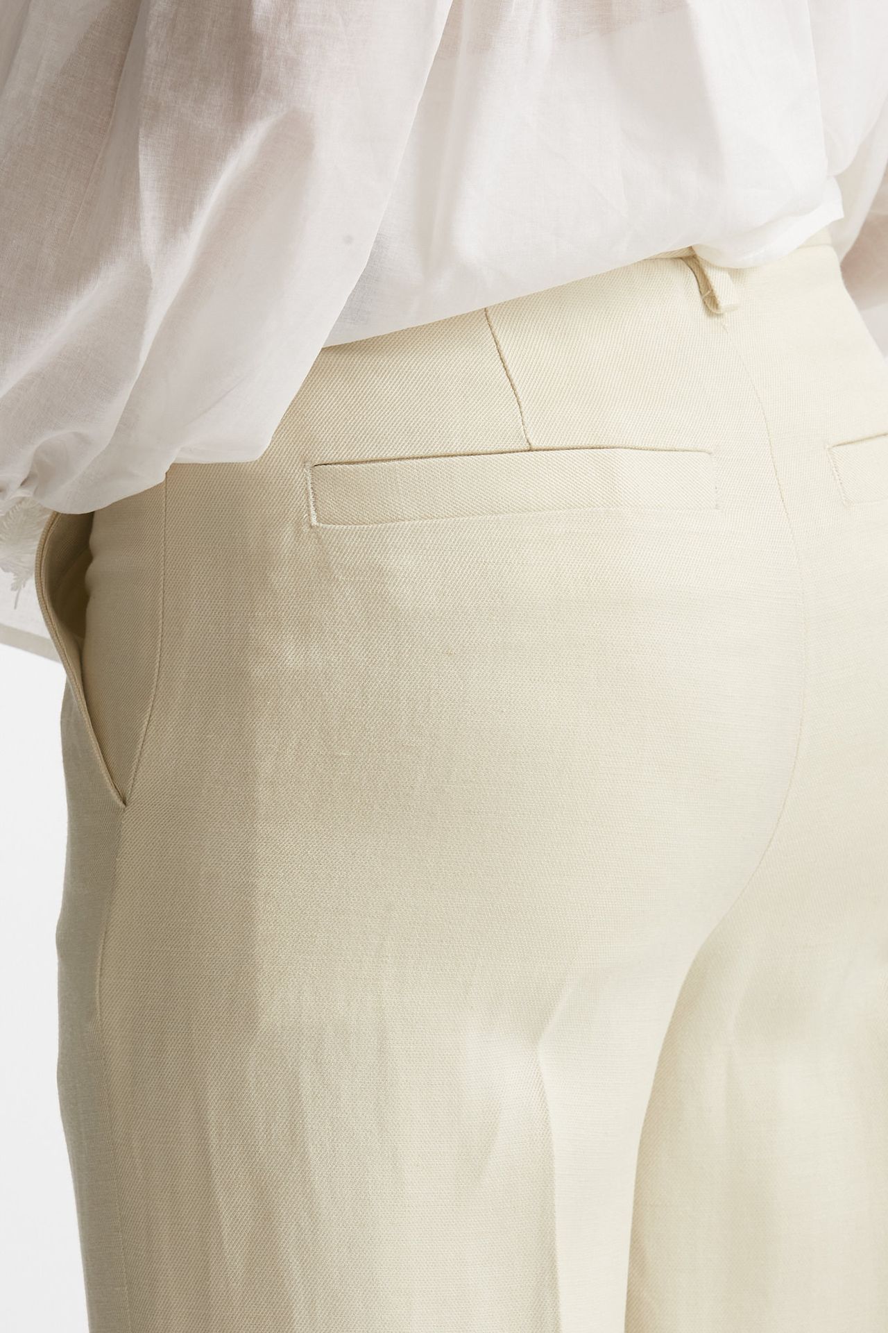 Pantalone palazzo REINA panna