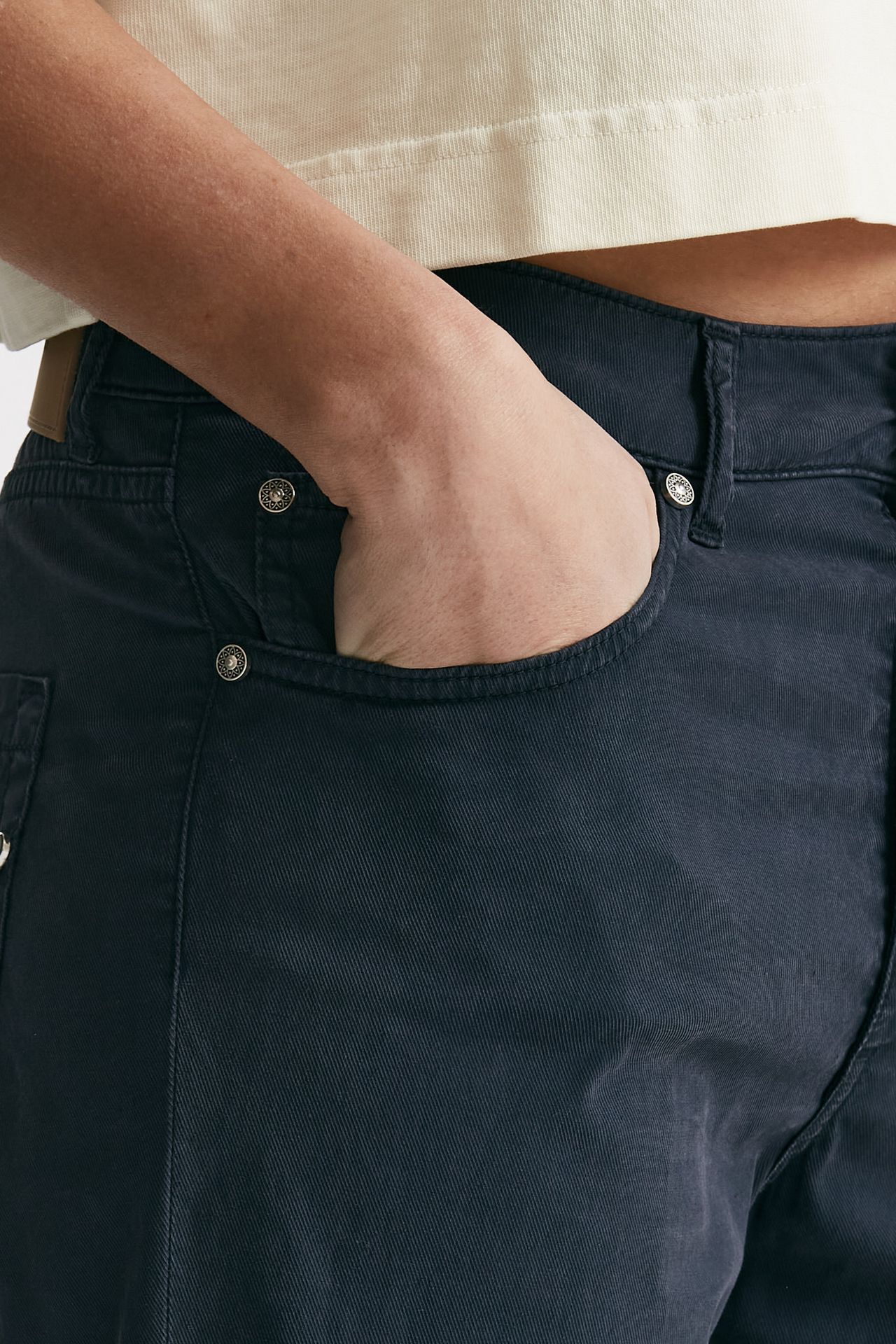 Pantalone loose fit KOONS blu slavato