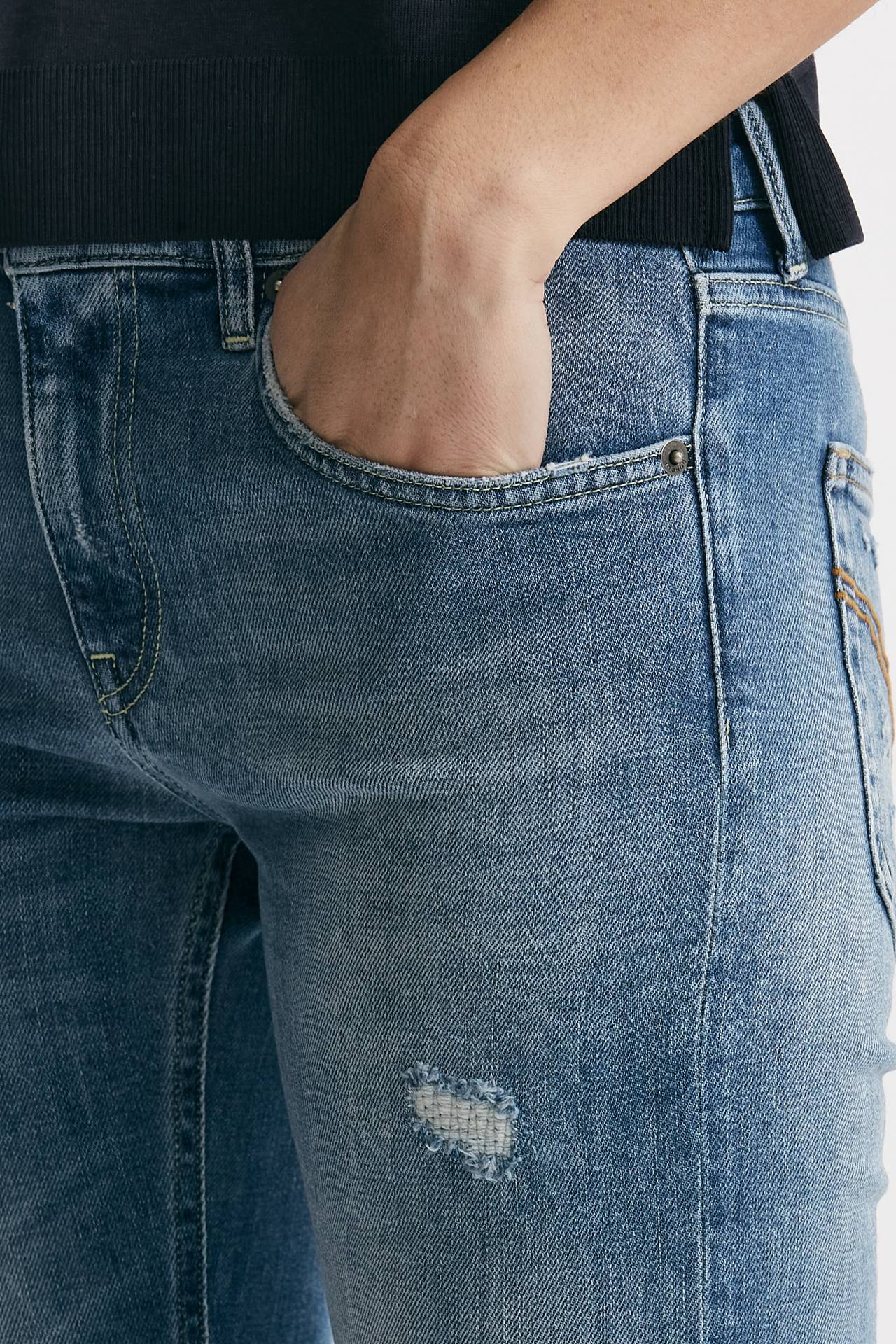Jeans slim COCO lavaggio medio/chiaro