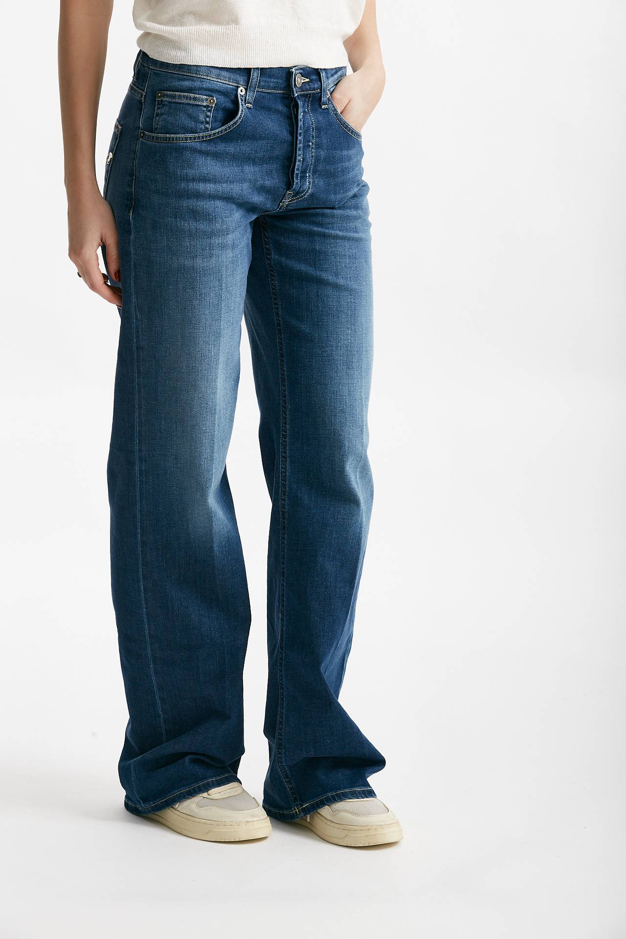 Jeans JACKLINE in denim medio