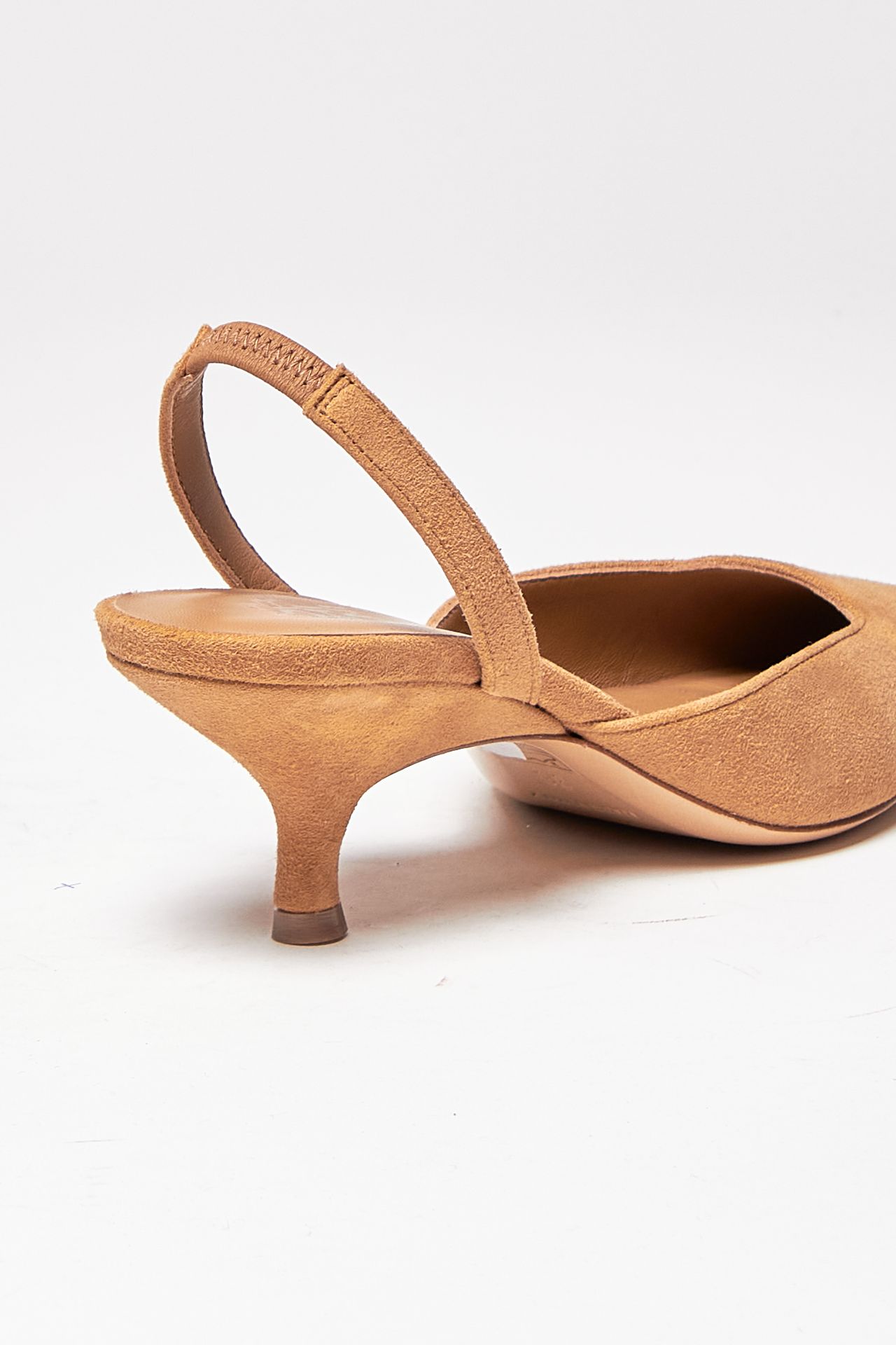 Sandalo in pelle OCTAVIE KITTEN cammello 