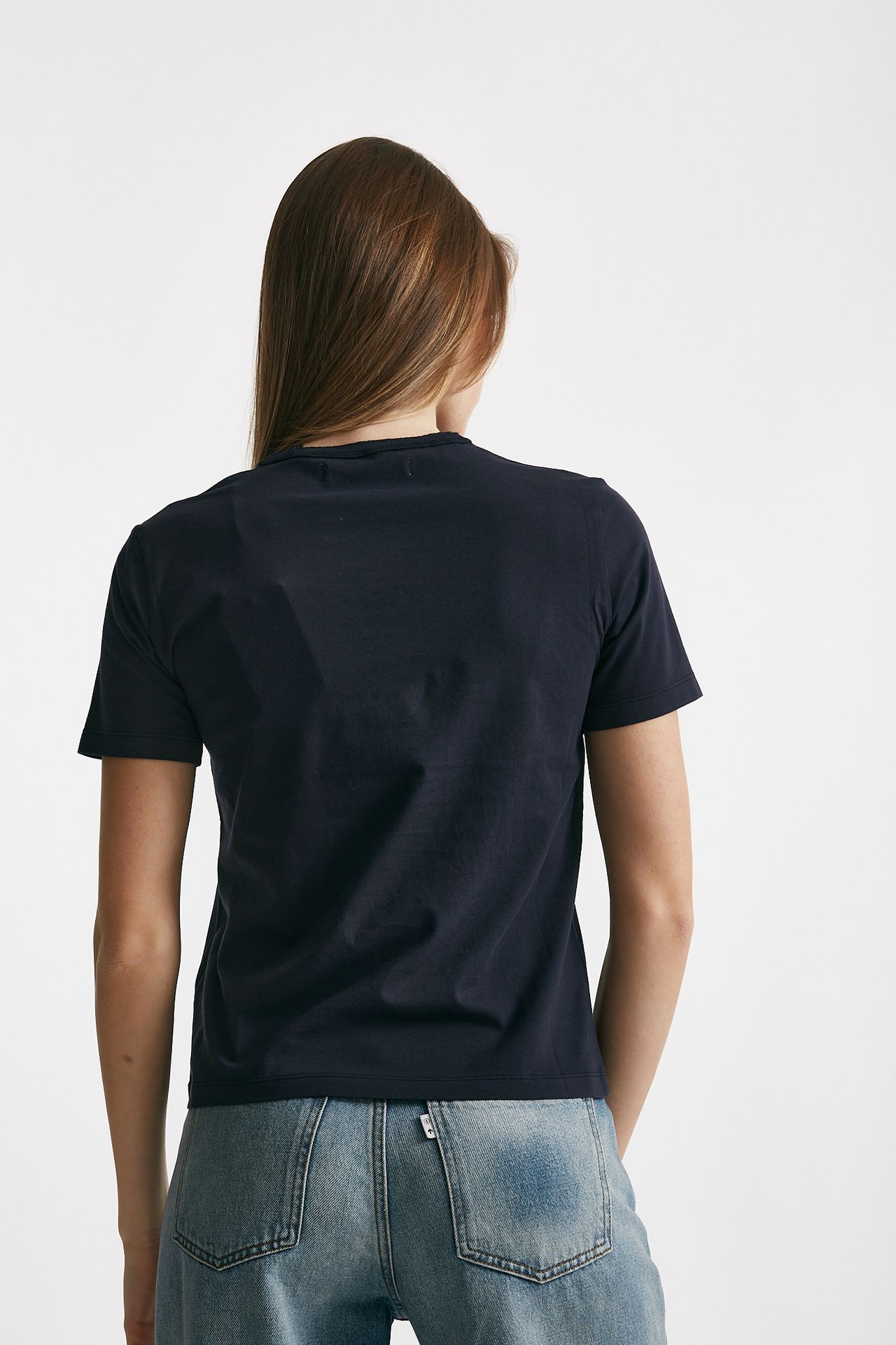 T-shirt basica blu